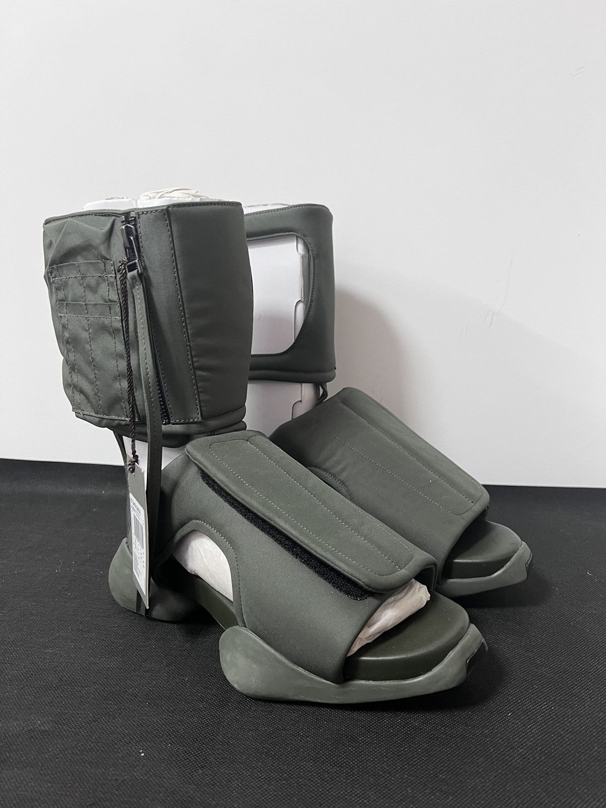Rick Owens Drkshdw Rick owens ss16 cargo sandals green Size US 6 / EU 39 - 5 Thumbnail