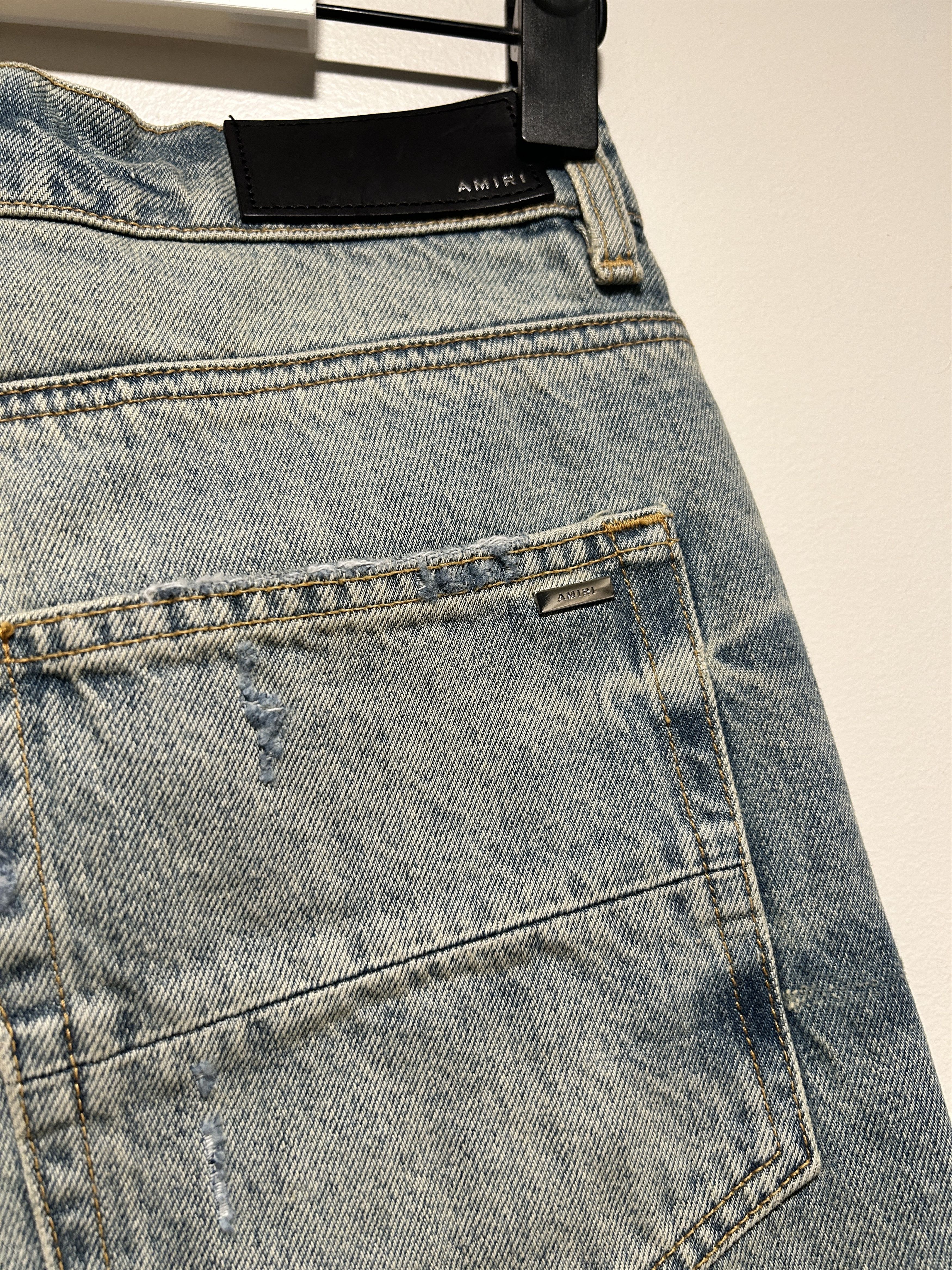 Amiri Amiri bruised relaxed jeans distressed Size US 33 - 6 Thumbnail