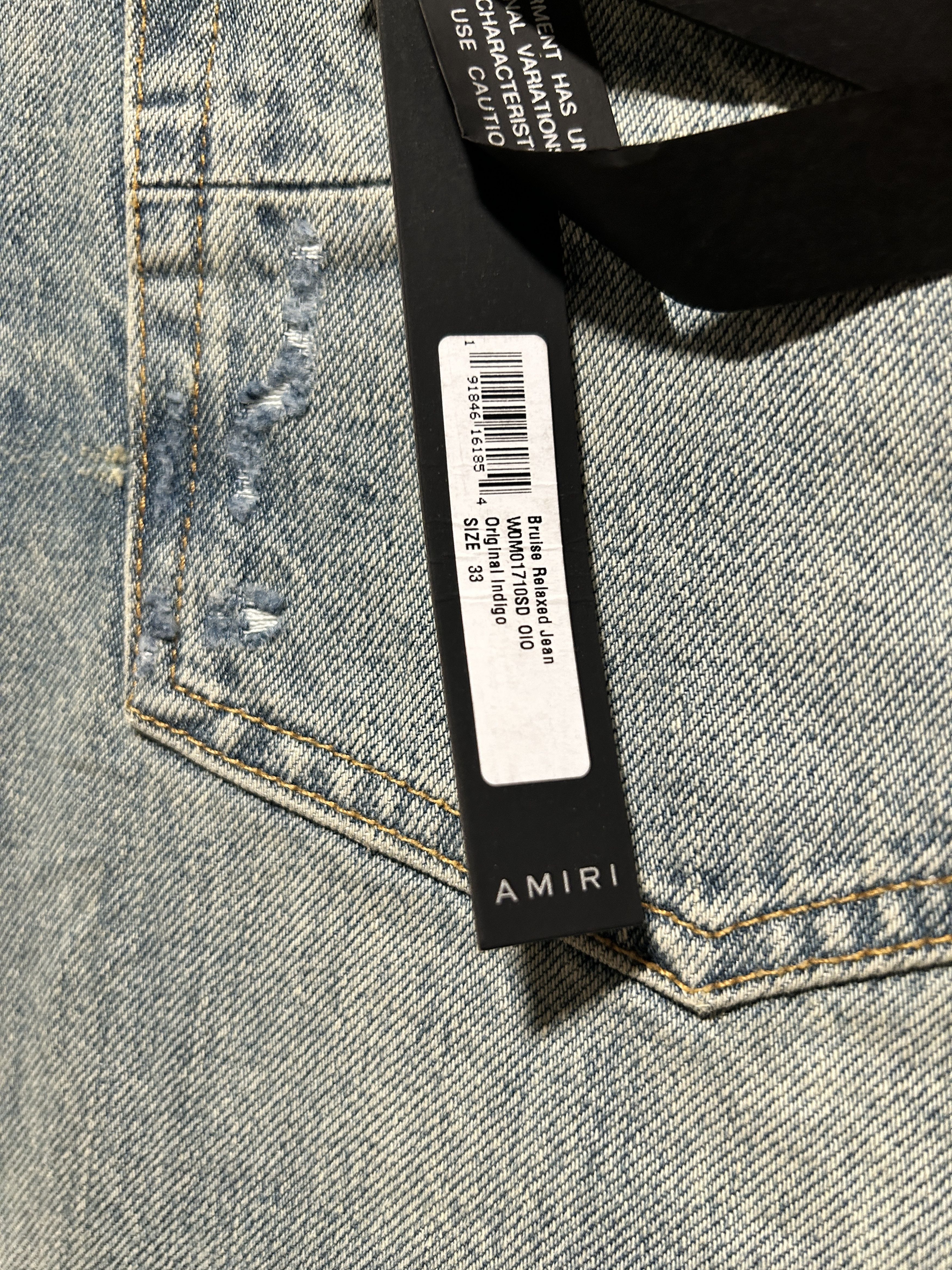 Amiri Amiri bruised relaxed jeans distressed Size US 33 - 5 Thumbnail