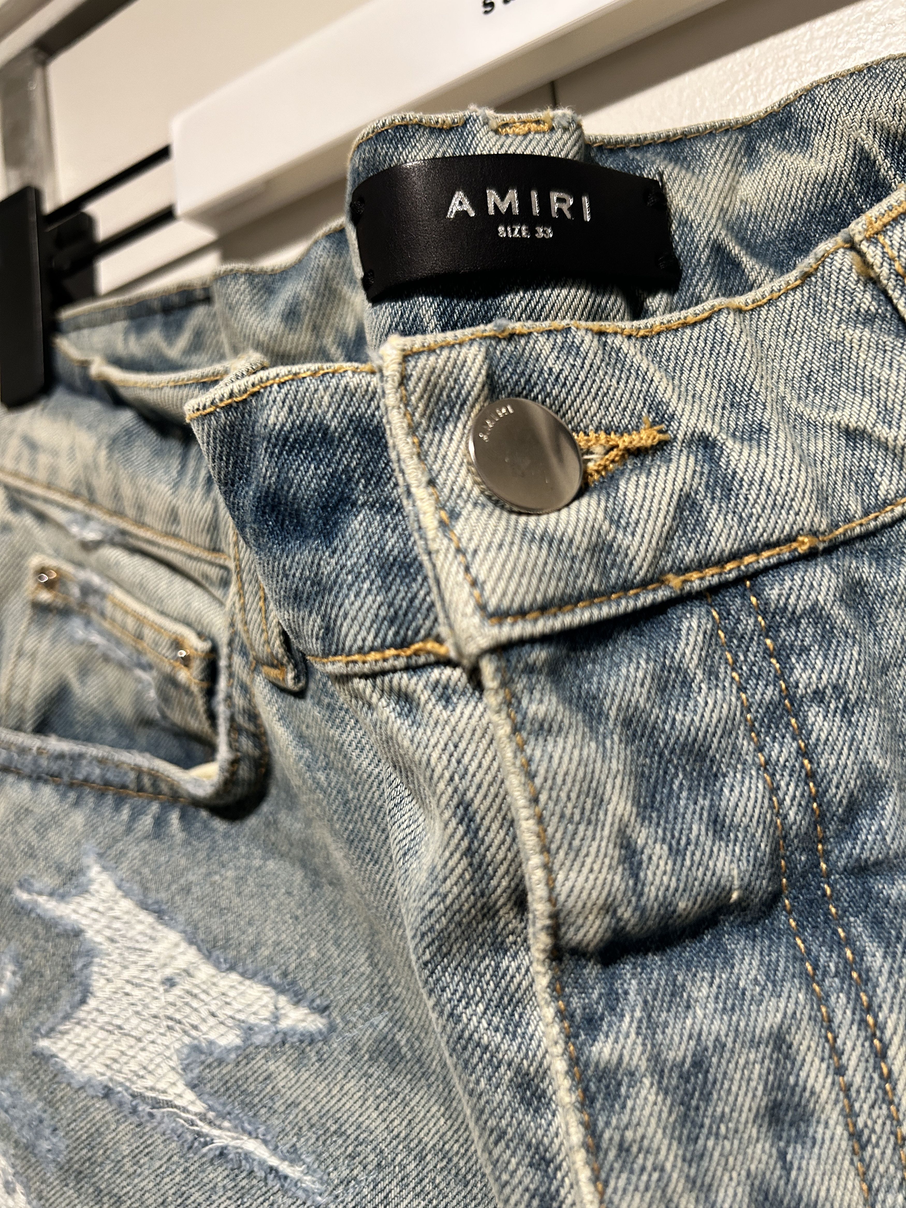 Amiri Amiri bruised relaxed jeans distressed Size US 33 - 3 Thumbnail