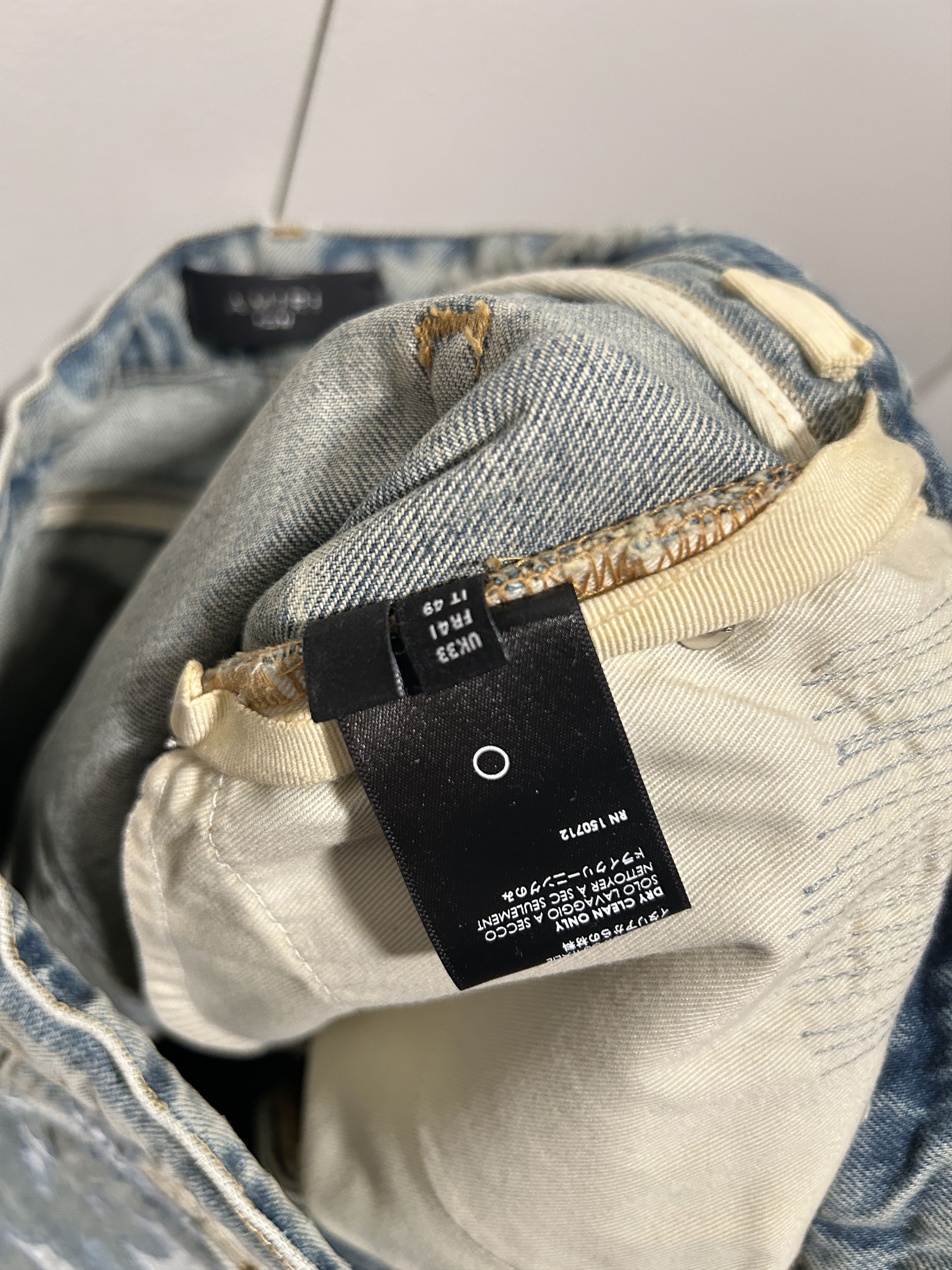 Amiri Amiri bruised relaxed jeans distressed Size US 33 - 7 Thumbnail