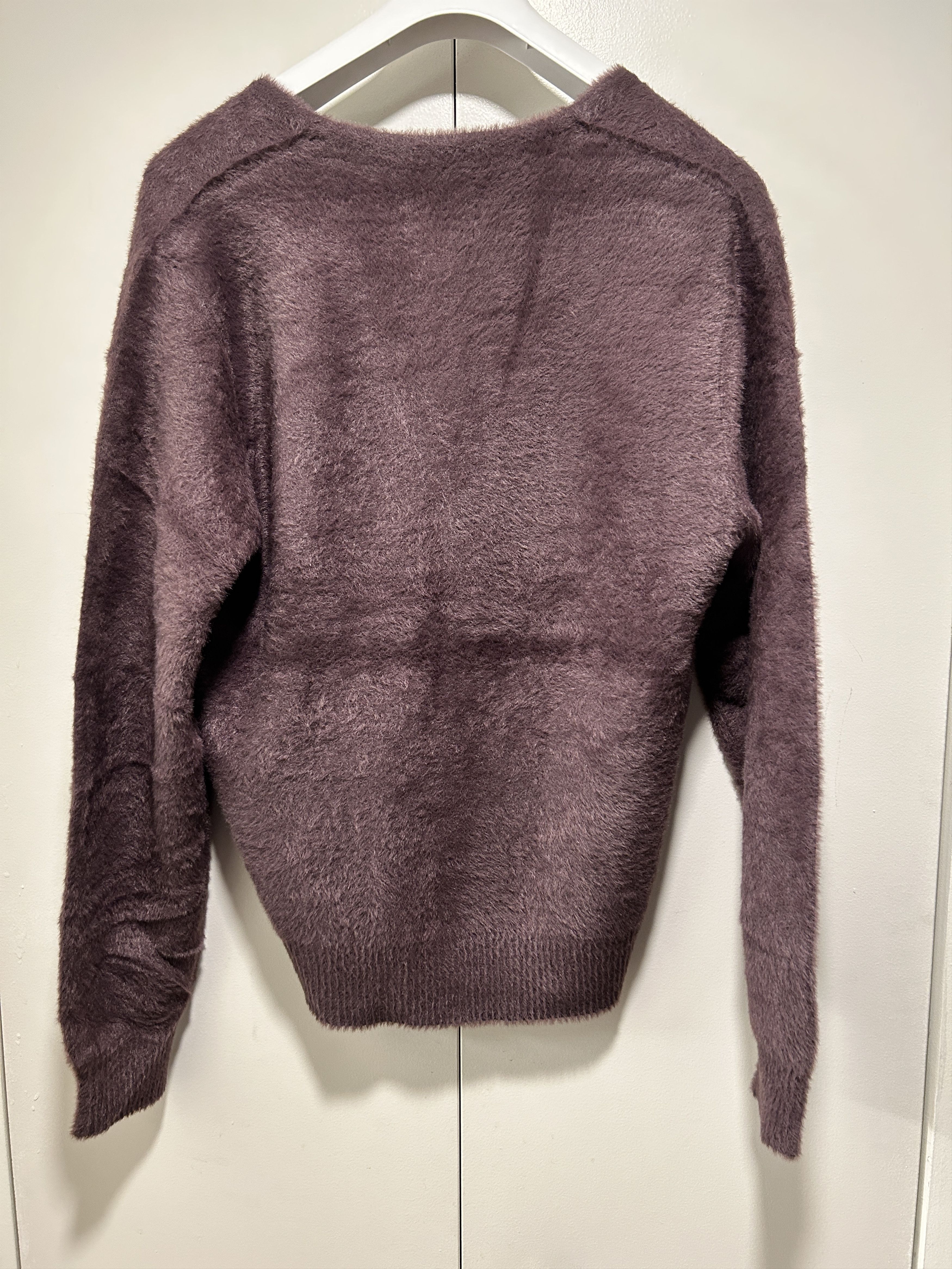 Stussy stussy shaggy cardigan burgundy Size US L / EU 52-54 / 3 - 5 Thumbnail