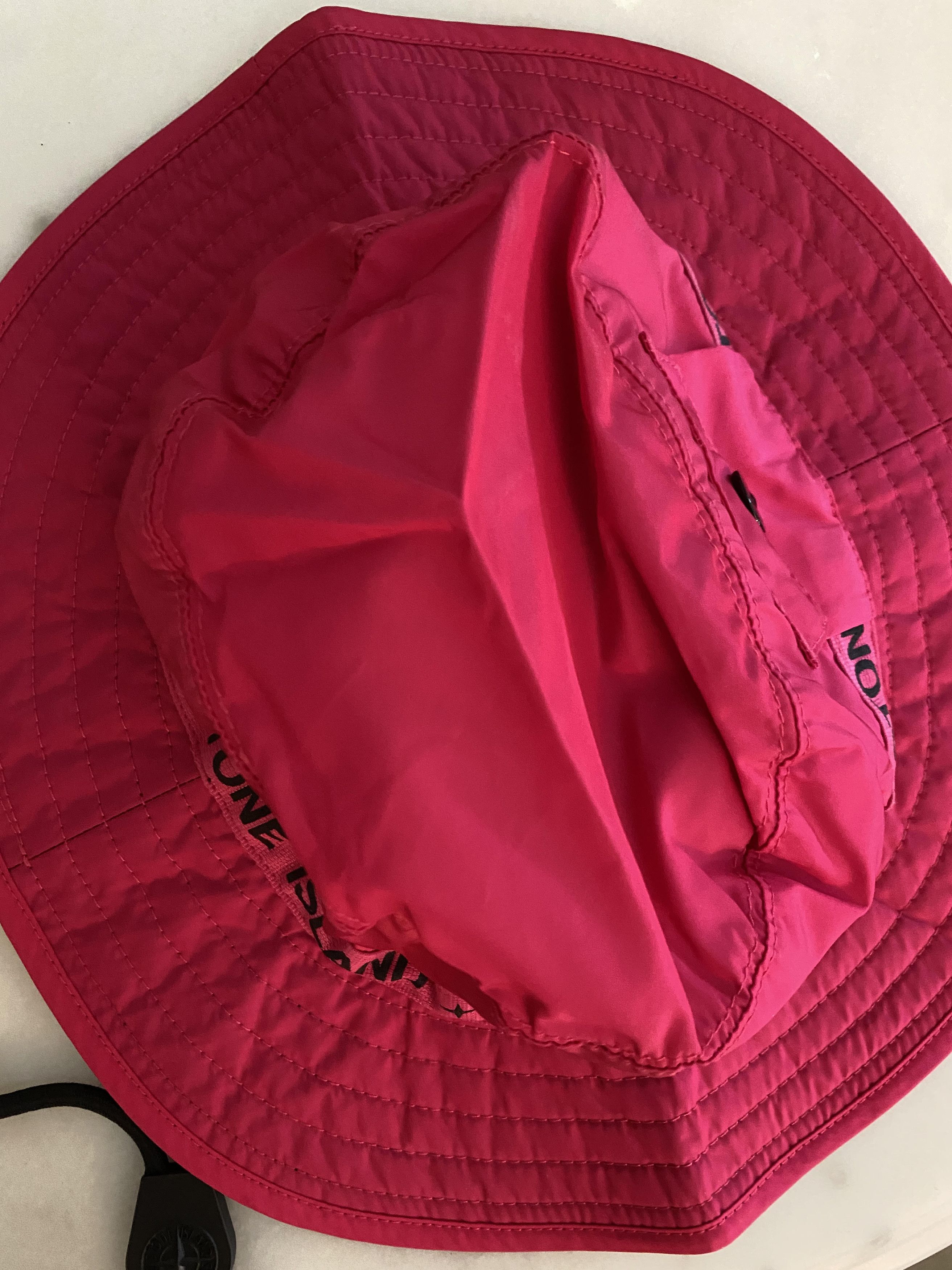 Stone Island Stone Island Cupro Packable Bucket Hat Fuchsia Size ONE SIZE - 7 Thumbnail