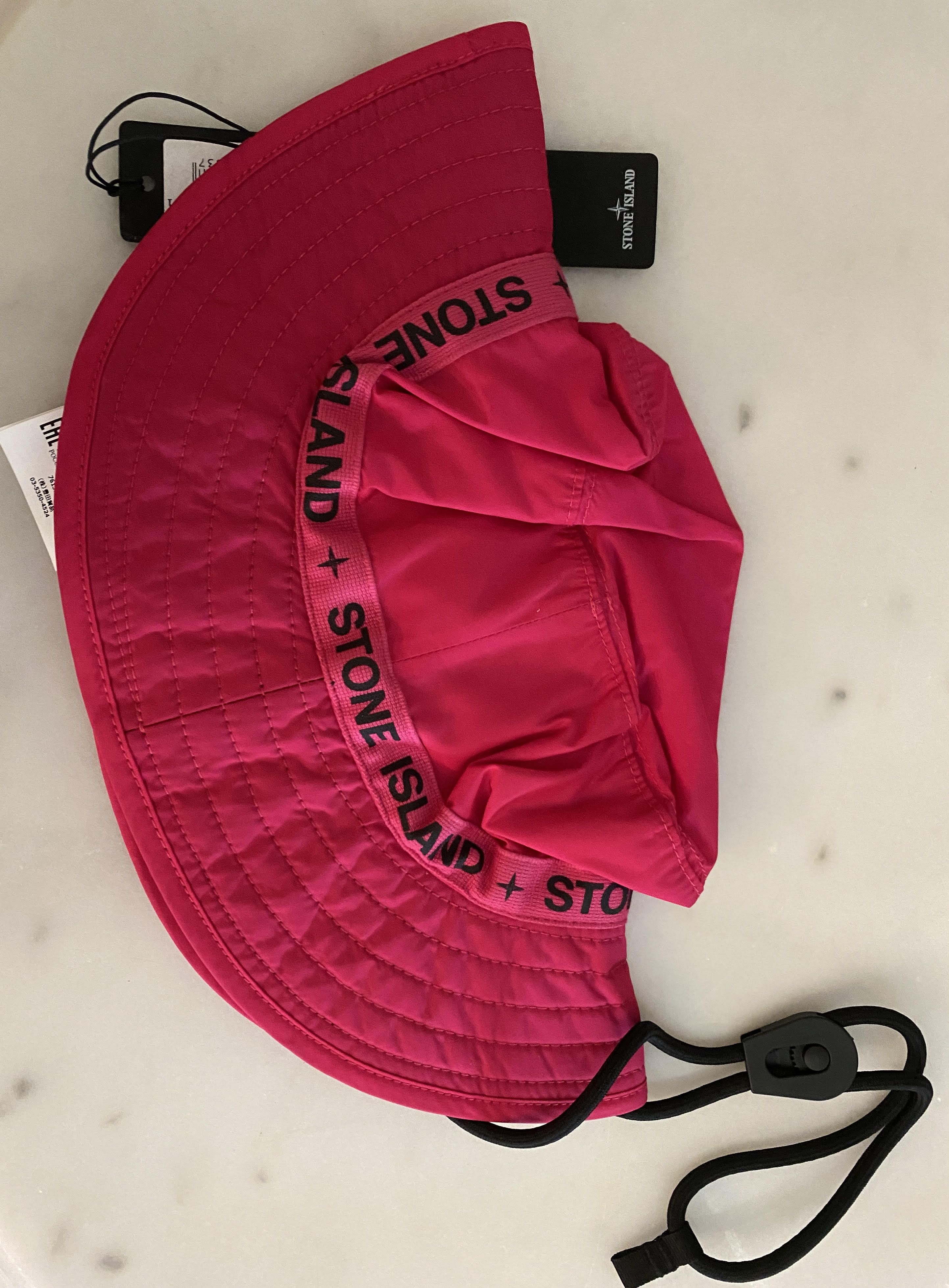 Stone Island Stone Island Cupro Packable Bucket Hat Fuchsia Size ONE SIZE - 1 Thumbnail