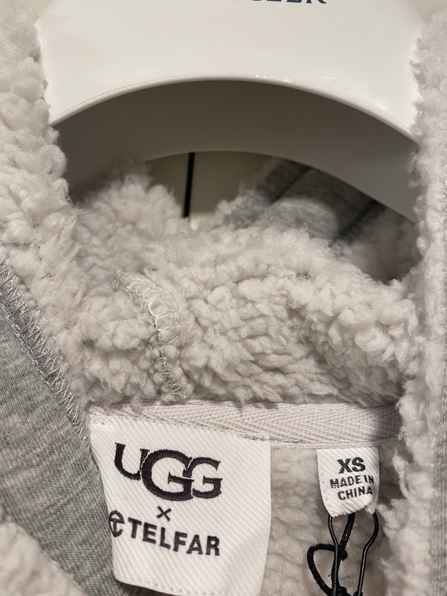 Telfar × Ugg UGG x TELFAR Shearling Hoodie - Grey Size US XS / EU 42 / 0 - 2 Thumbnail