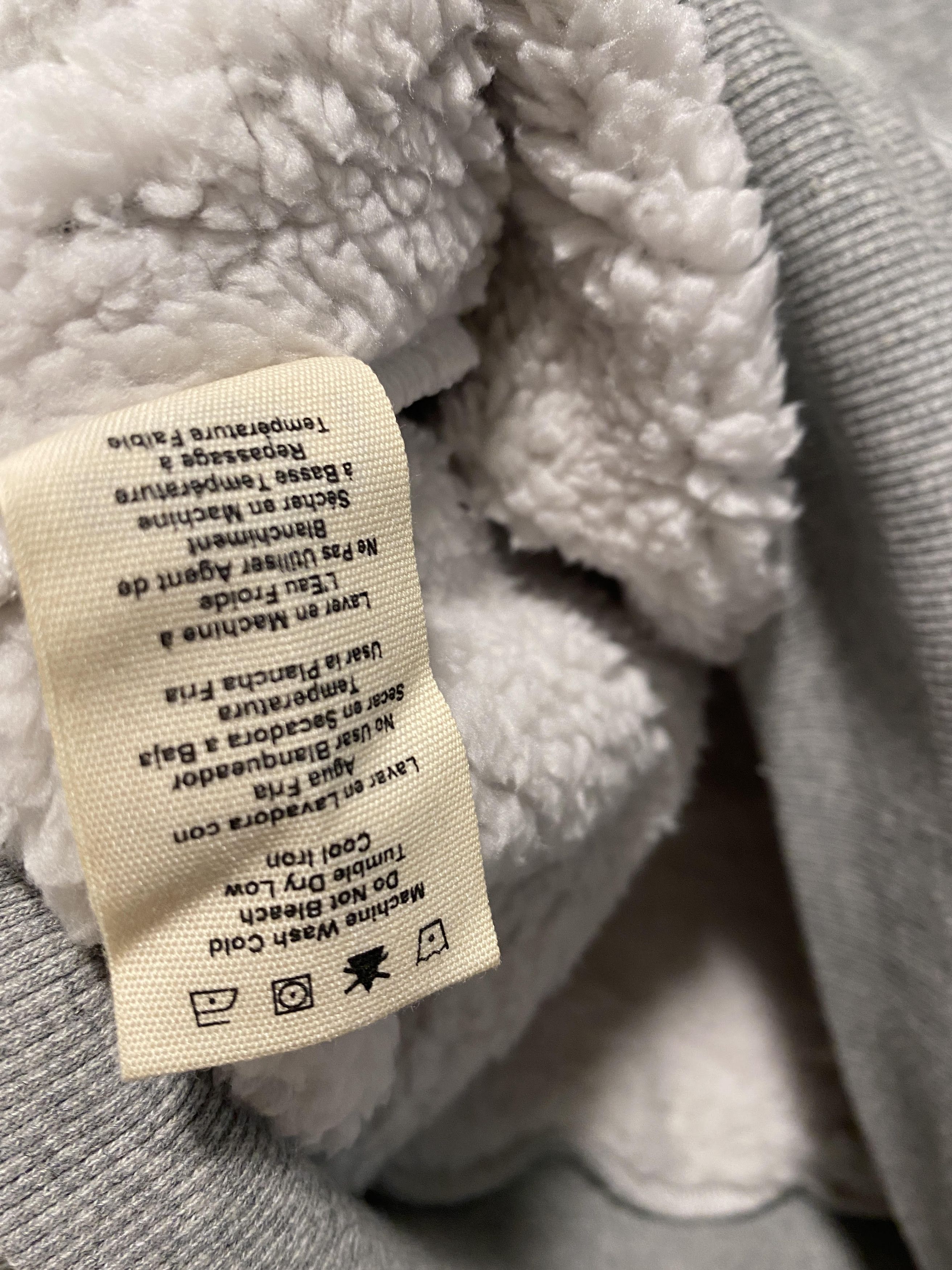 Telfar × Ugg UGG x TELFAR Shearling Hoodie - Grey Size US XS / EU 42 / 0 - 6 Thumbnail