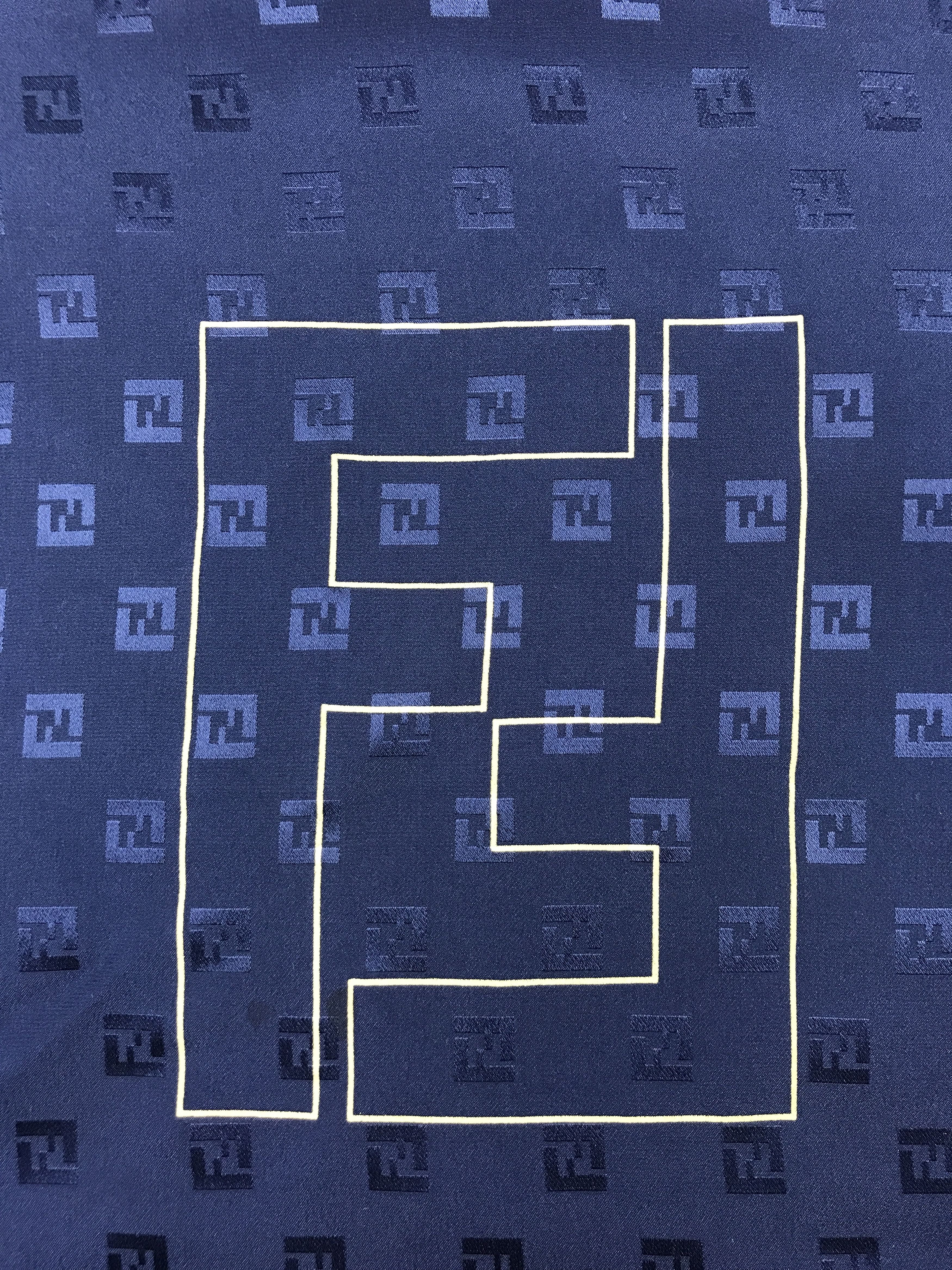 Fendi × Vintage Vintage Fendi Monogram Silk Scarf Size ONE SIZE - 9 Thumbnail