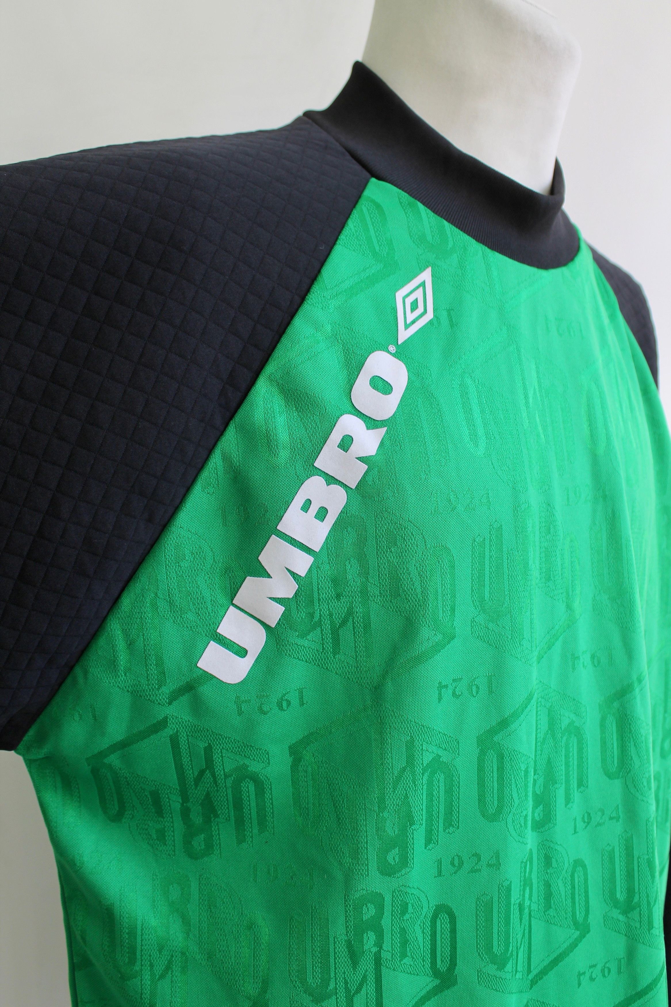 Other 90's UMBRO Goalkeeper Jersey Shirt Green ENGLAND Size US XL / EU 56 / 4 - 3 Thumbnail