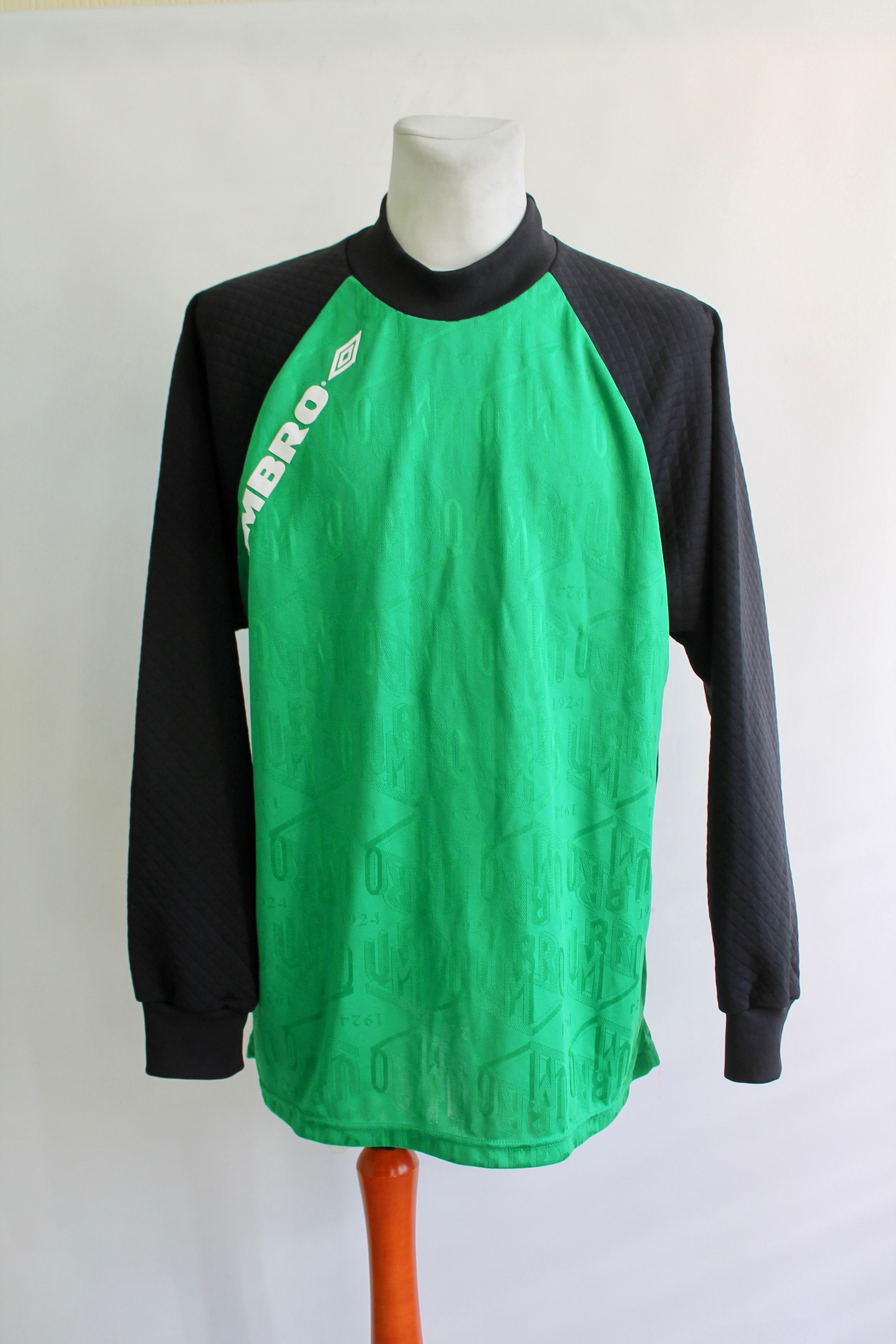 Other 90's UMBRO Goalkeeper Jersey Shirt Green ENGLAND Size US XL / EU 56 / 4 - 2 Thumbnail