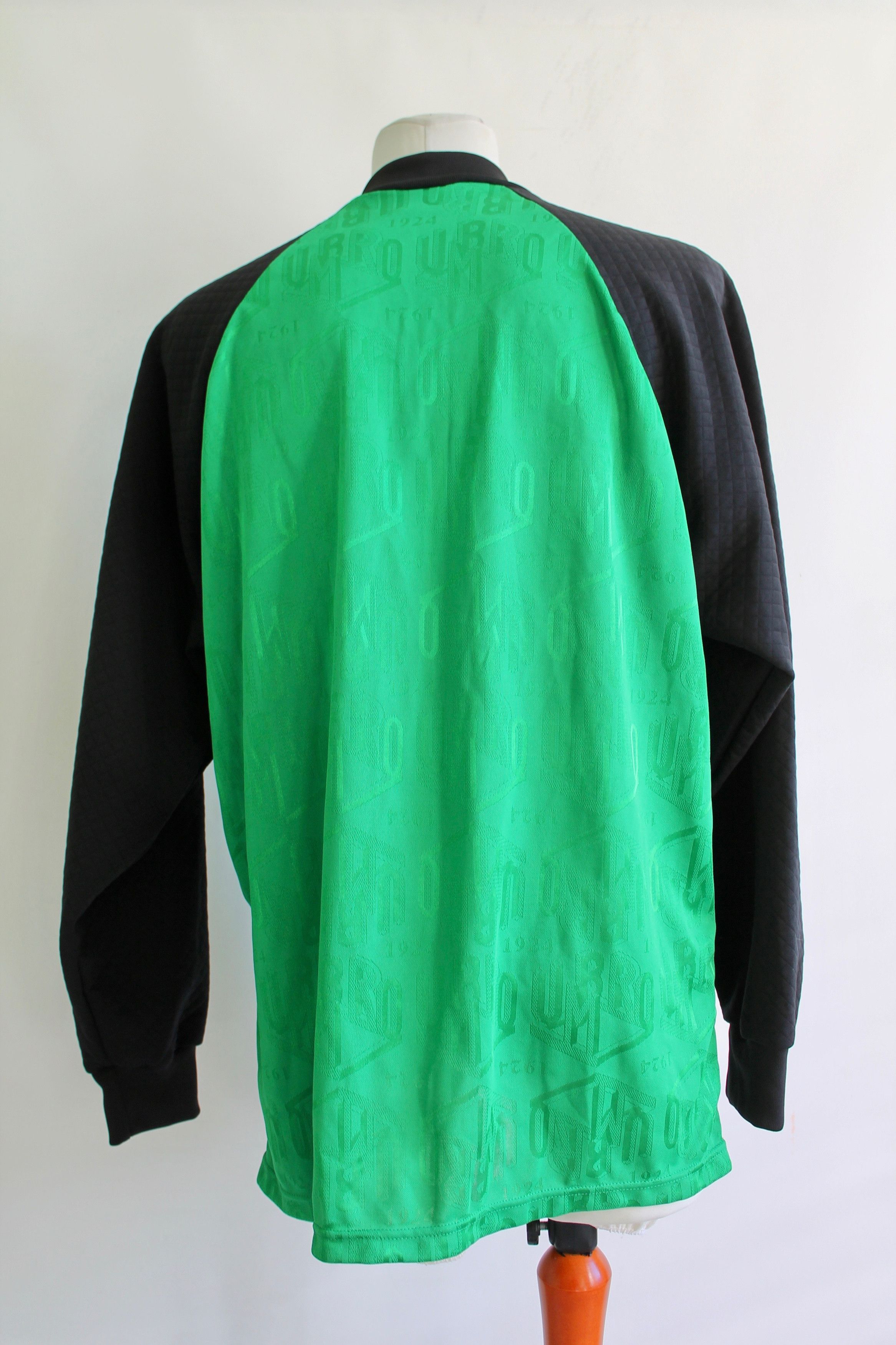 Other 90's UMBRO Goalkeeper Jersey Shirt Green ENGLAND Size US XL / EU 56 / 4 - 4 Thumbnail