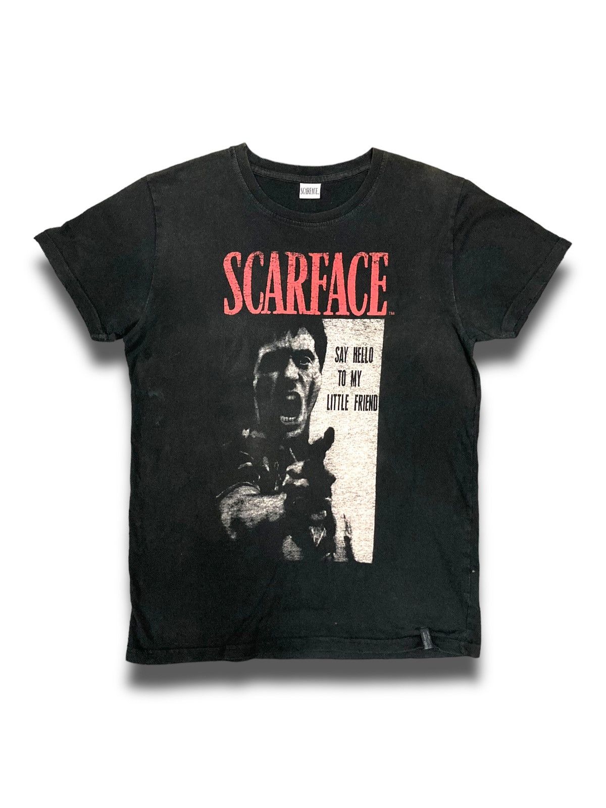 Vintage Archival 90s ScarFace Graphic Tee Size US M / EU 48-50 / 2 - 1 Thumbnail