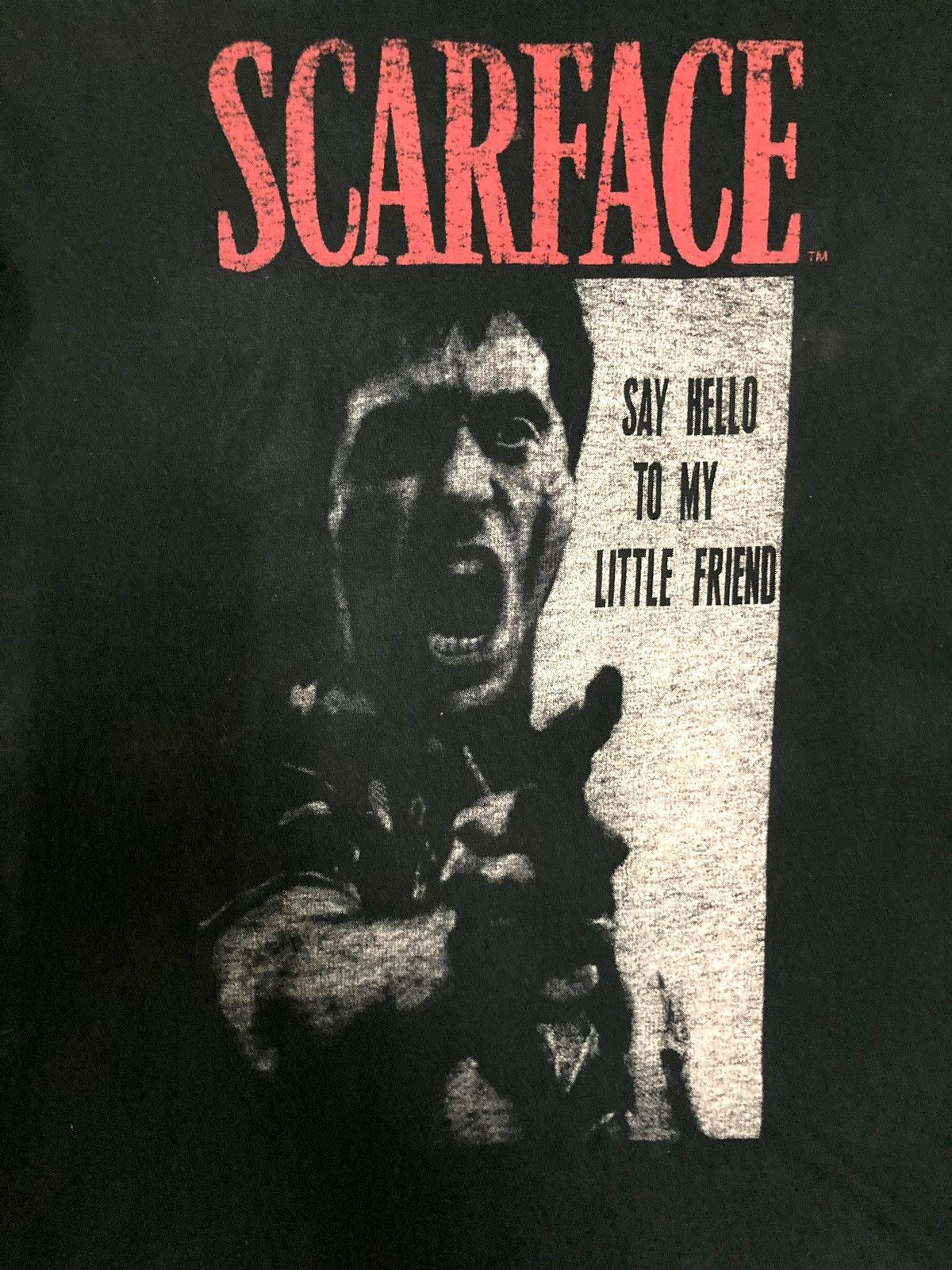 Vintage Archival 90s ScarFace Graphic Tee Size US M / EU 48-50 / 2 - 4 Thumbnail