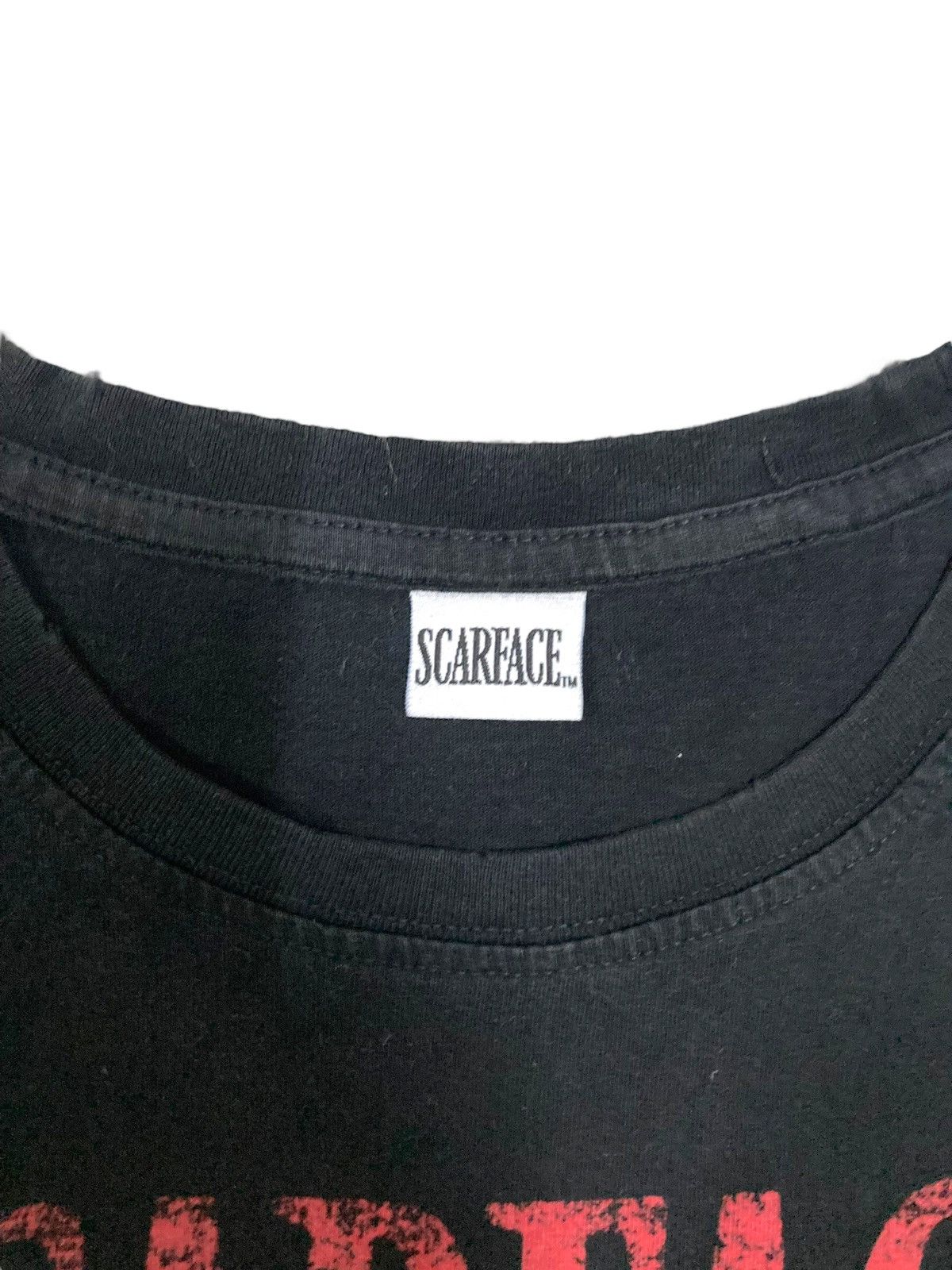 Vintage Archival 90s ScarFace Graphic Tee Size US M / EU 48-50 / 2 - 2 Thumbnail