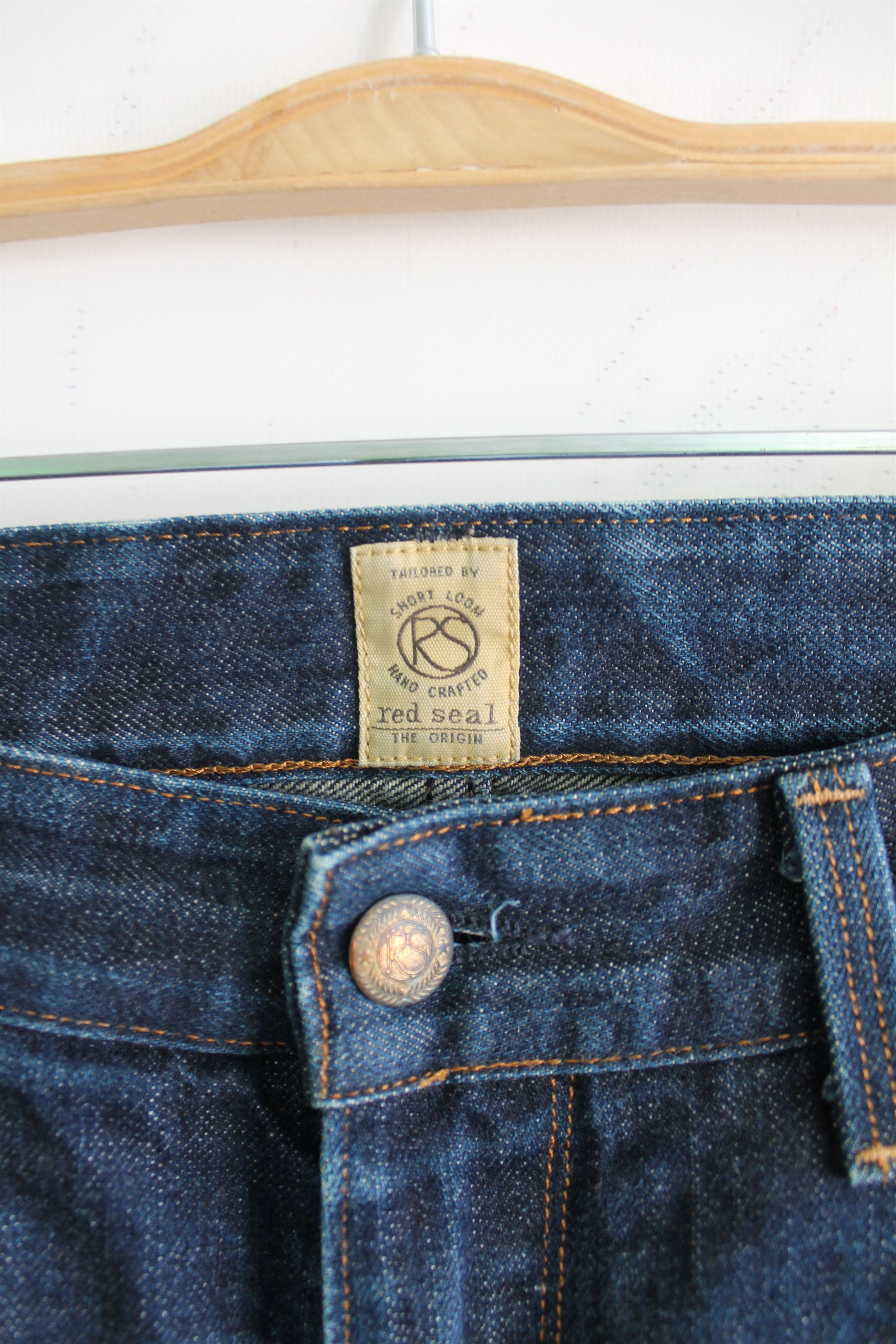 Japanese Brand Red Seal by Replay Japanese Selvedge Slim Fit denim pants Size US 33 - 5 Thumbnail