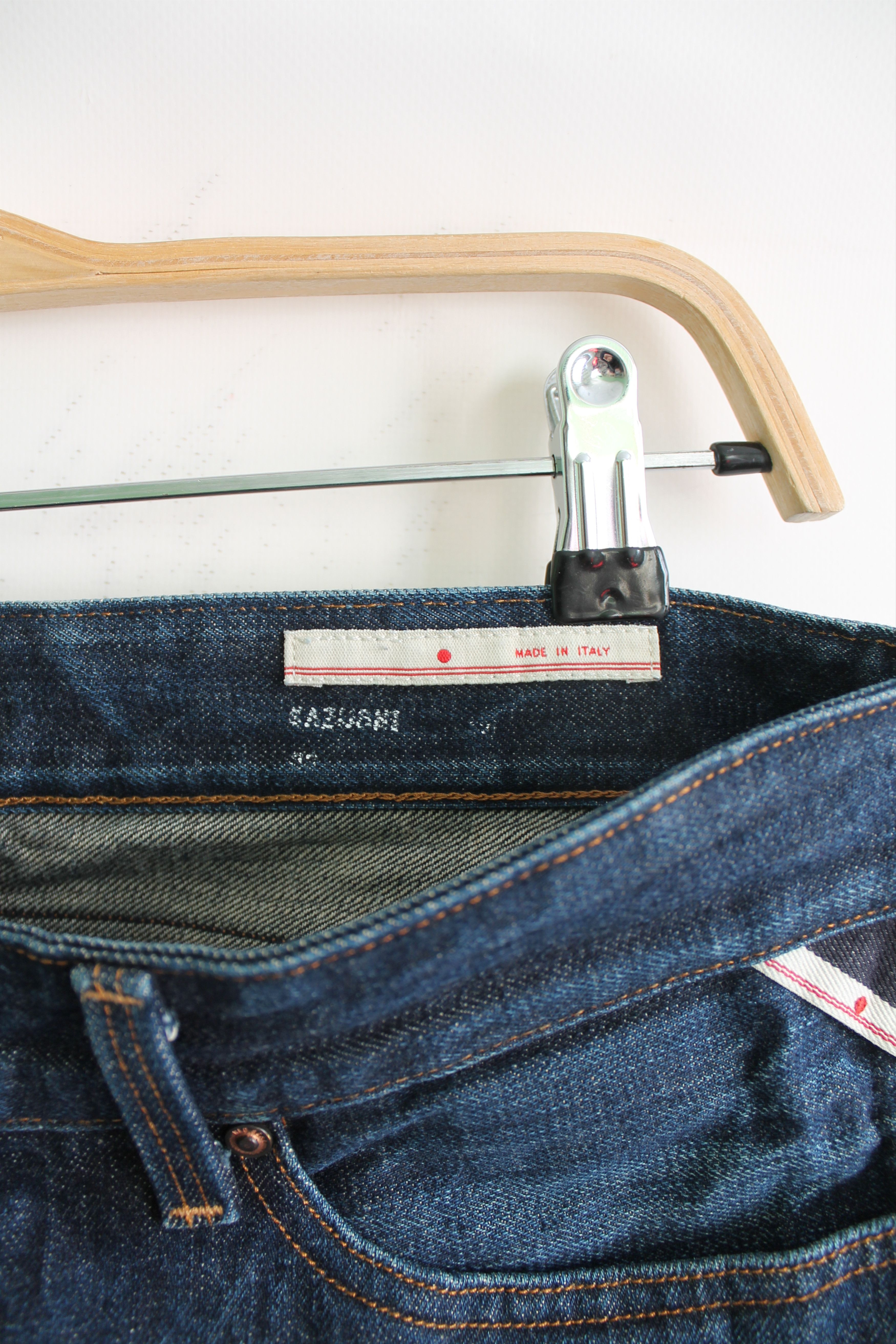 Japanese Brand Red Seal by Replay Japanese Selvedge Slim Fit denim pants Size US 33 - 6 Thumbnail