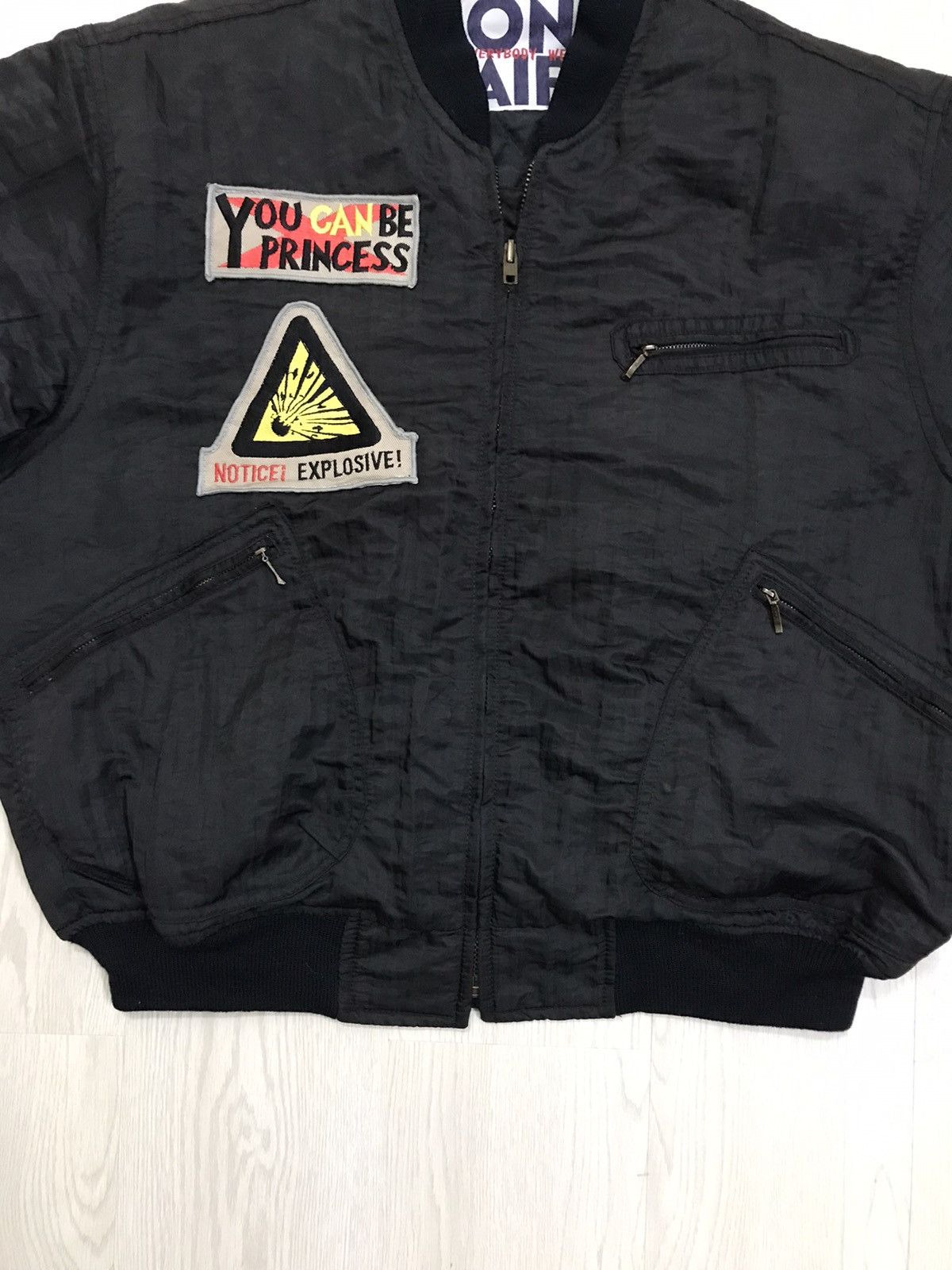 Japanese Brand × Vintage 💥RARE💥 Vintage On Air Japan Bomber Jacket Embroidery Size US M / EU 48-50 / 2 - 7 Thumbnail