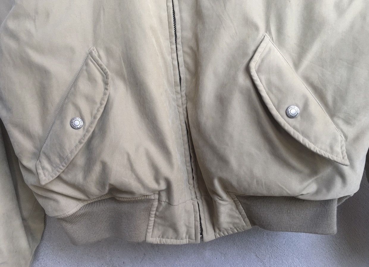 Polo Ralph Lauren Polo Ralph Lauren Suede Quilted Line Bomber Jacket Size US L / EU 52-54 / 3 - 7 Thumbnail