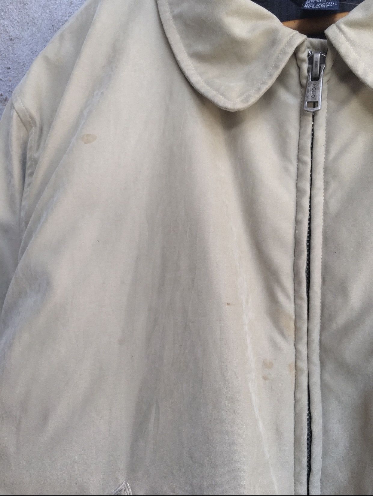 Polo Ralph Lauren Polo Ralph Lauren Suede Quilted Line Bomber Jacket Size US L / EU 52-54 / 3 - 9 Thumbnail
