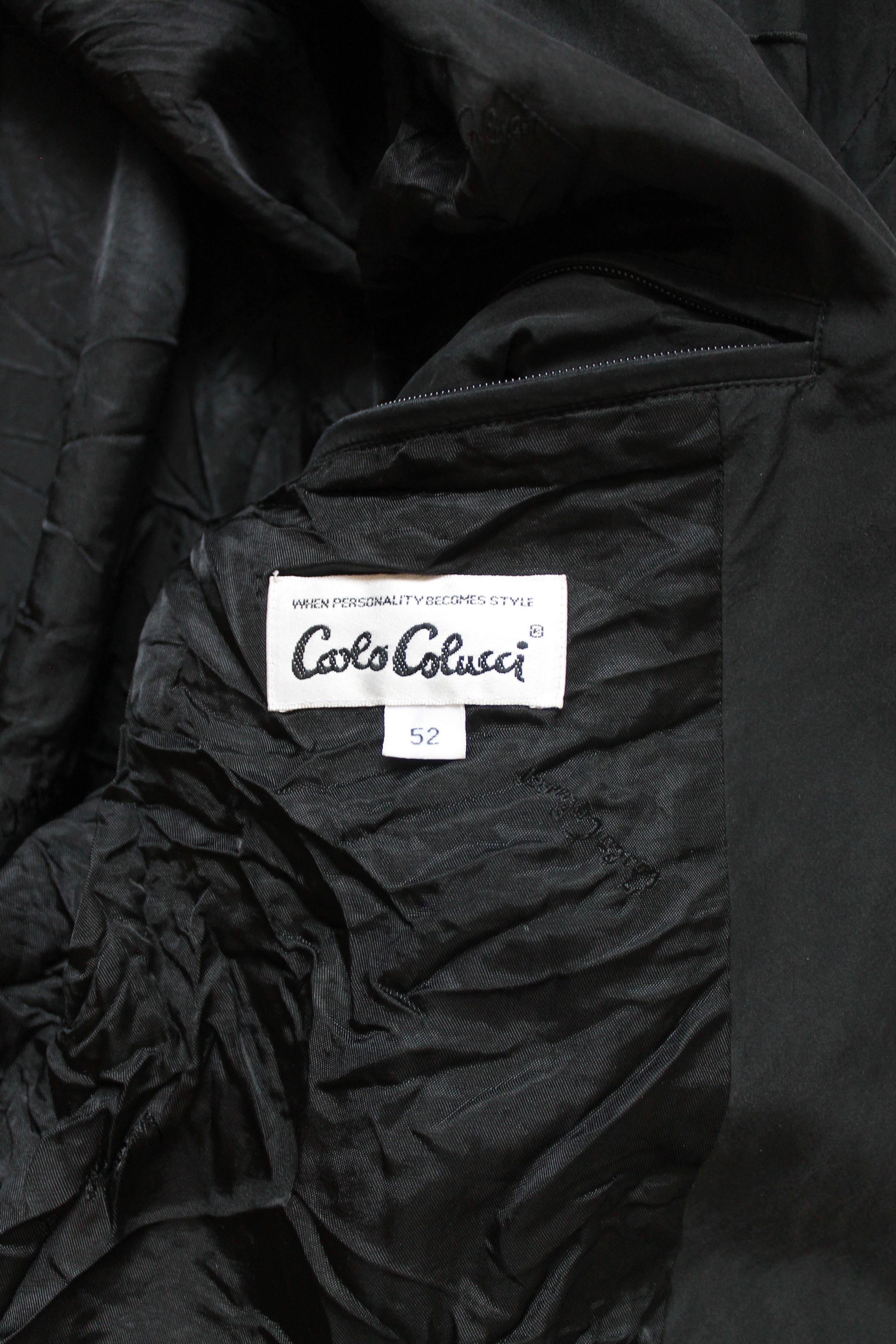 Carlo Colucci 80's RARE CARLO COLUCCI Private Silk Jacket Full Zip WATCH Size US L / EU 52-54 / 3 - 11 Thumbnail