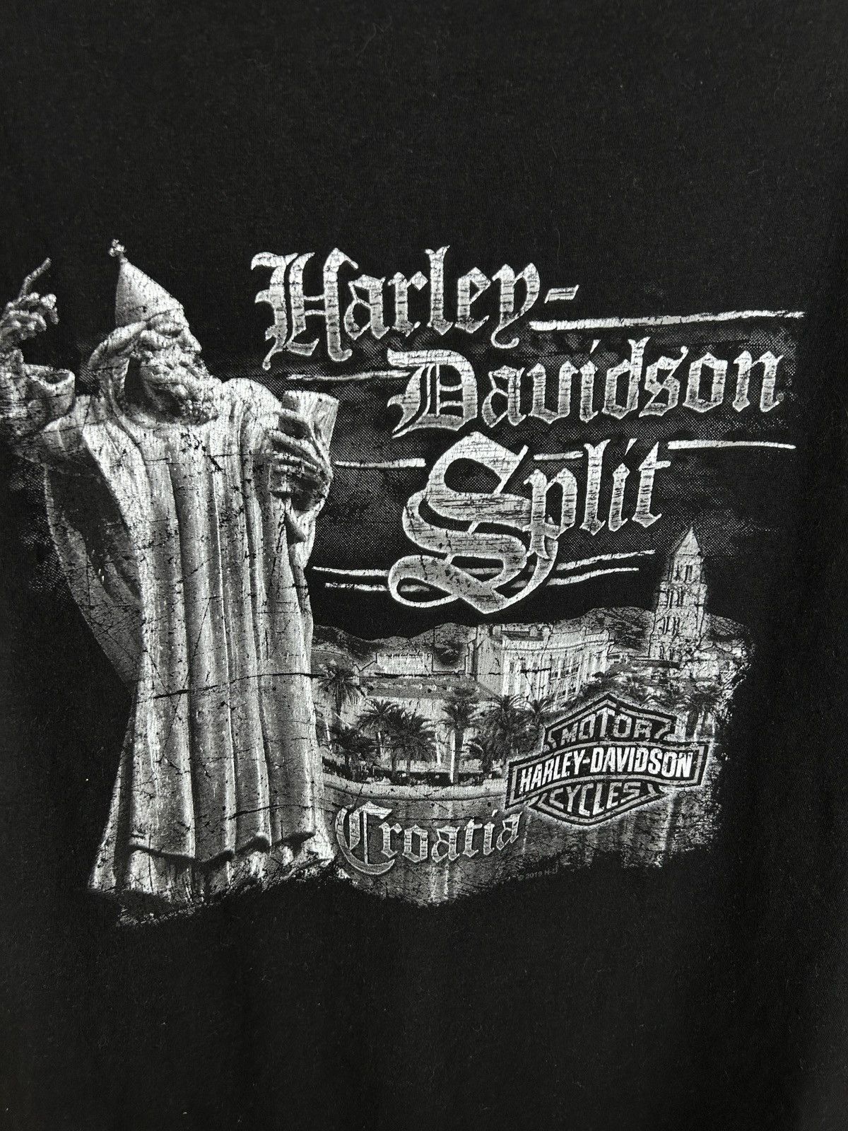 Harley Davidson × Vintage Mens Vintage Harley Davidson T Shirt rare tee y2k motorcycle Size US XL / EU 56 / 4 - 11 Thumbnail