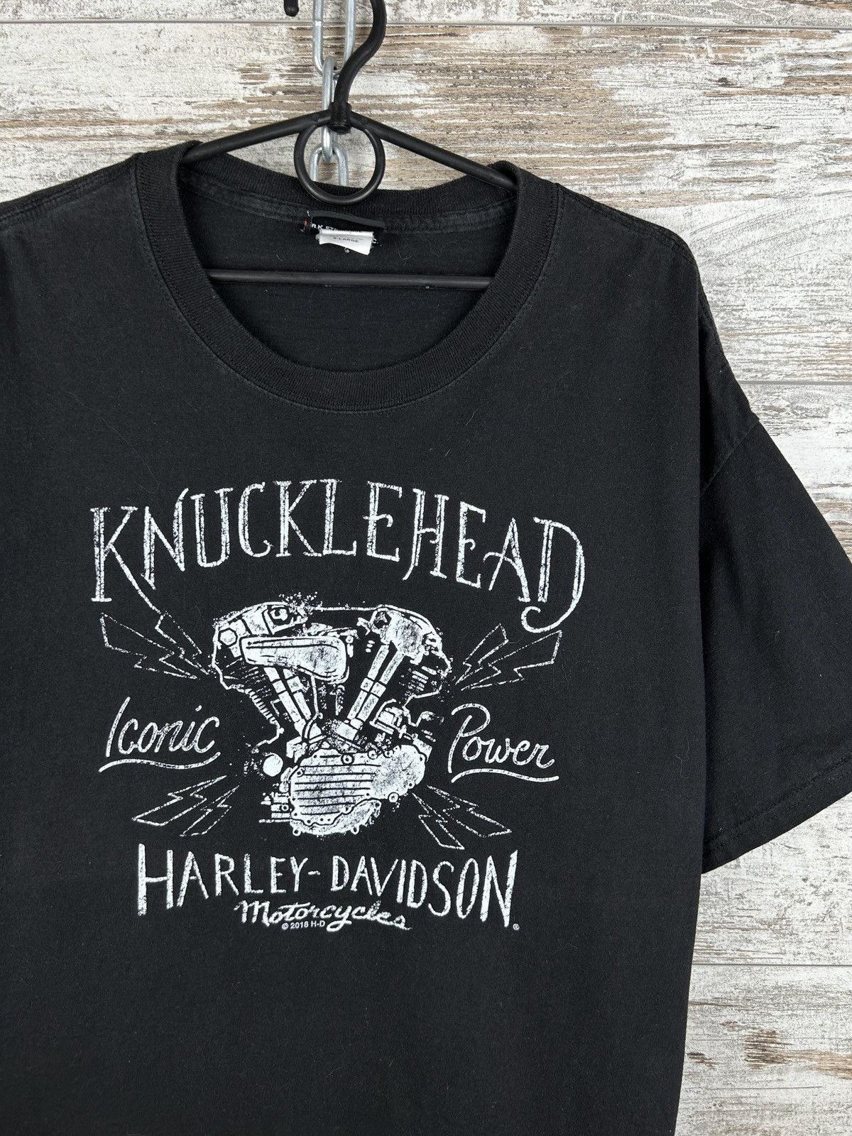 Harley Davidson × Vintage Mens Vintage Harley Davidson T Shirt rare tee y2k motorcycle Size US XL / EU 56 / 4 - 2 Thumbnail