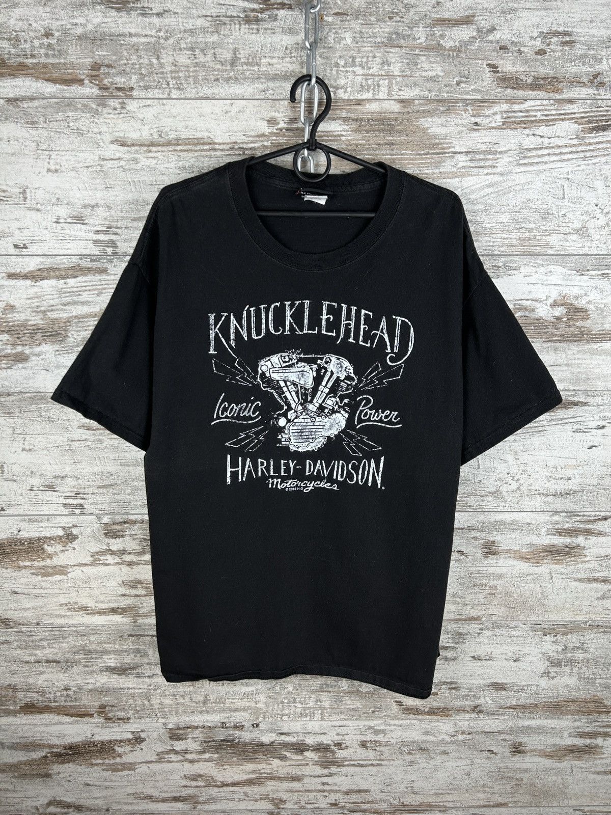 Harley Davidson × Vintage Mens Vintage Harley Davidson T Shirt rare tee y2k motorcycle Size US XL / EU 56 / 4 - 1 Thumbnail
