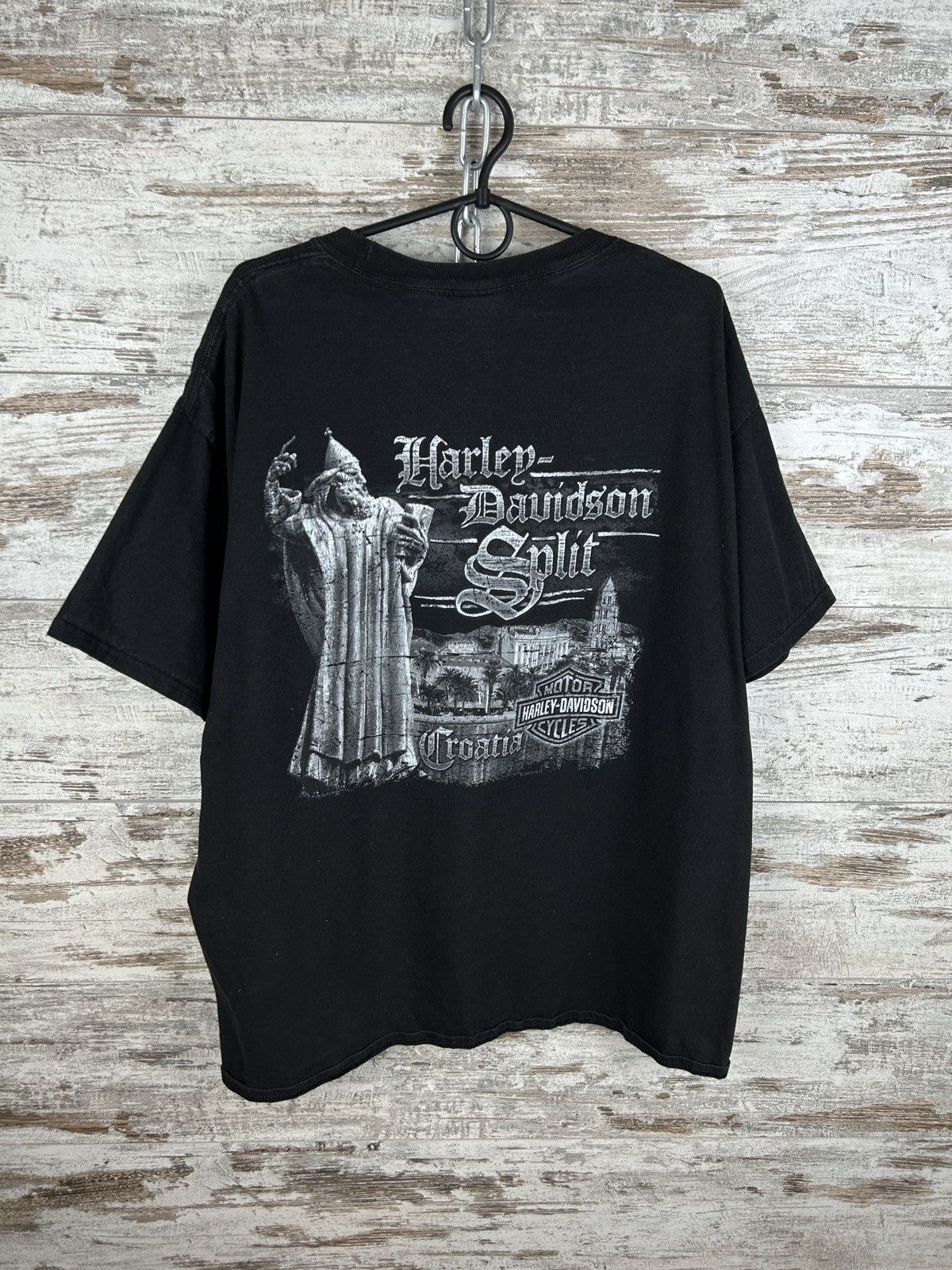 Harley Davidson × Vintage Mens Vintage Harley Davidson T Shirt rare tee y2k motorcycle Size US XL / EU 56 / 4 - 10 Thumbnail