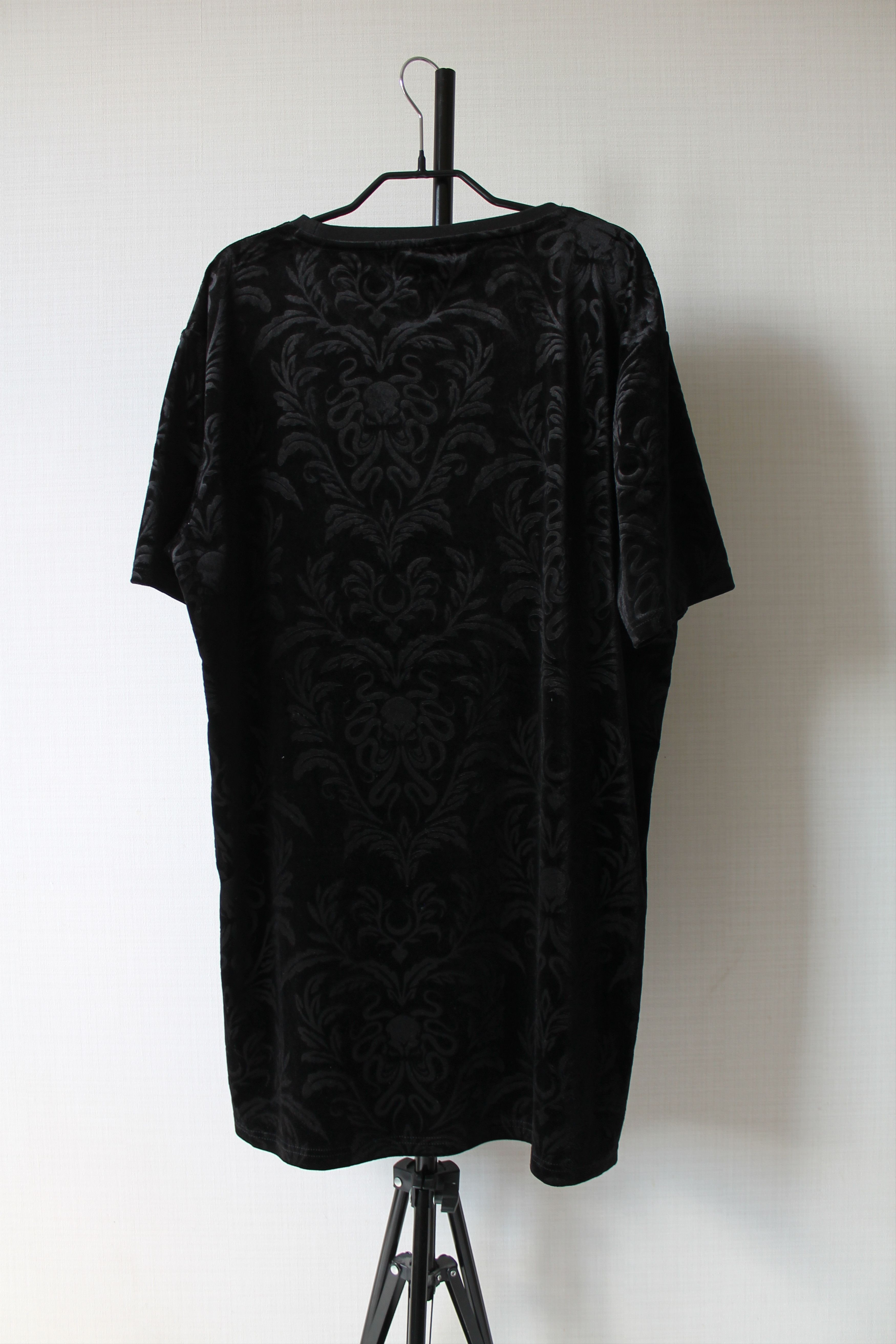 Killstar Killstar Velvet T-shirt Black Tee XL Short Sleeve Metal Size US XL / EU 56 / 4 - 5 Thumbnail