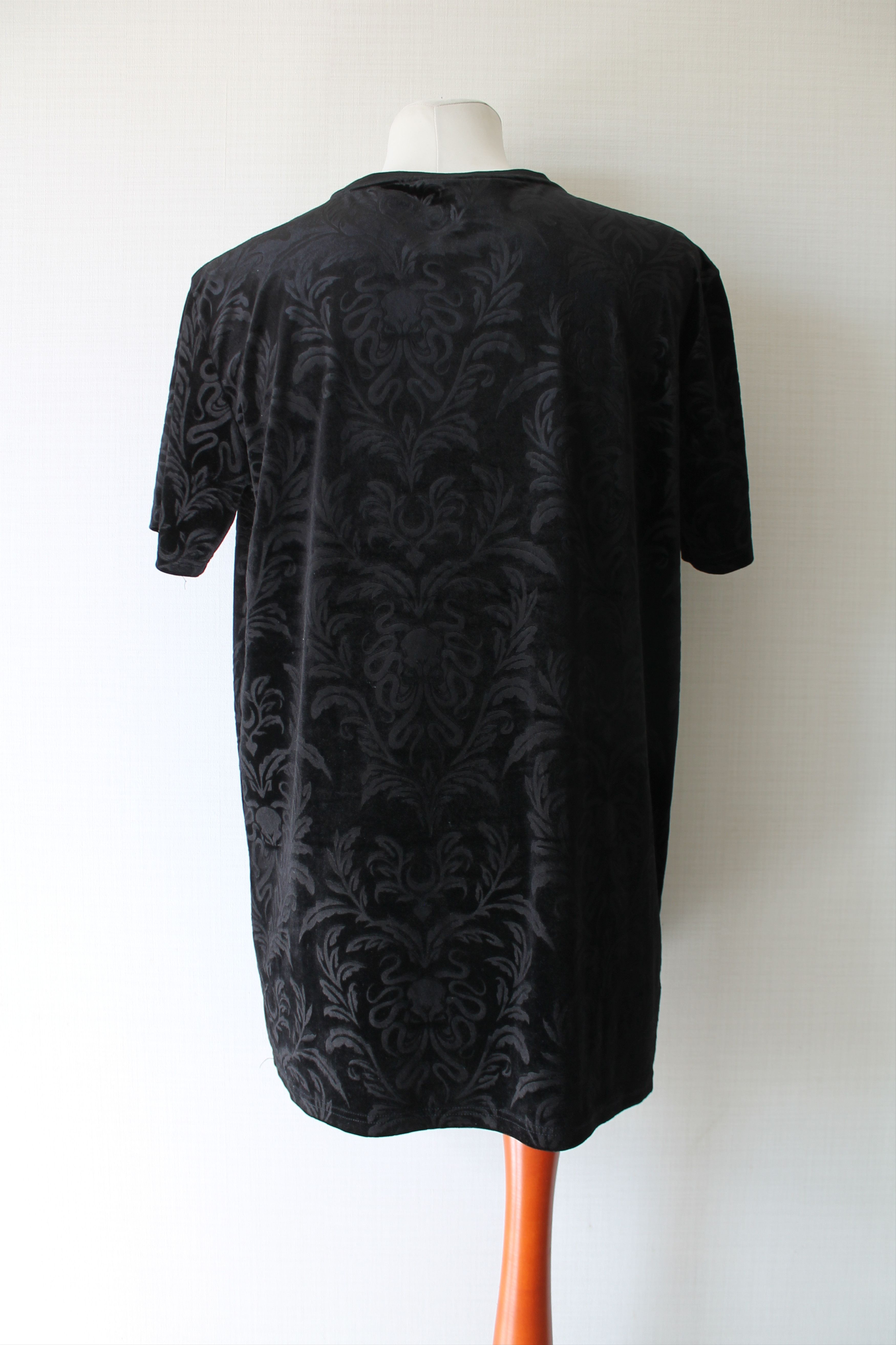 Killstar Killstar Velvet T-shirt Black Tee XL Short Sleeve Metal Size US XL / EU 56 / 4 - 6 Thumbnail