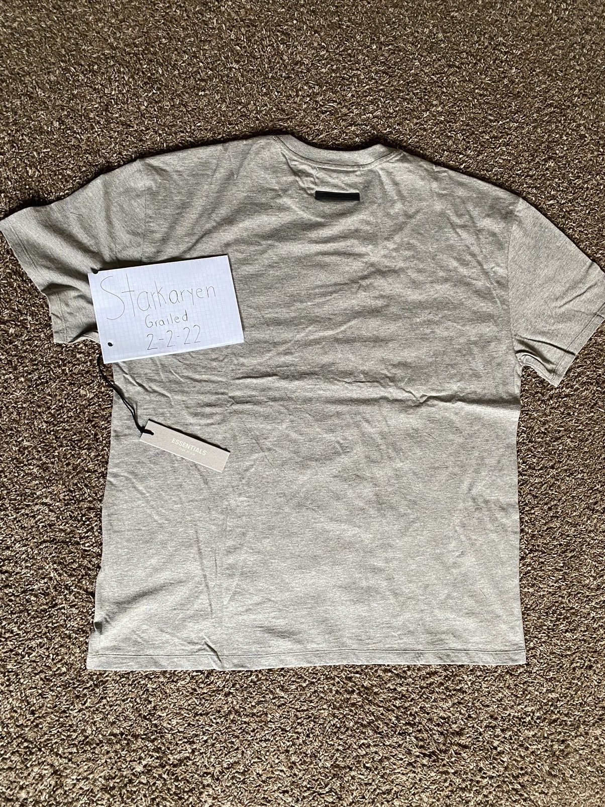 Fear of God Fear of God Essentials T-Shirt - Light Oatmeal - Size L Size US L / EU 52-54 / 3 - 8 Thumbnail