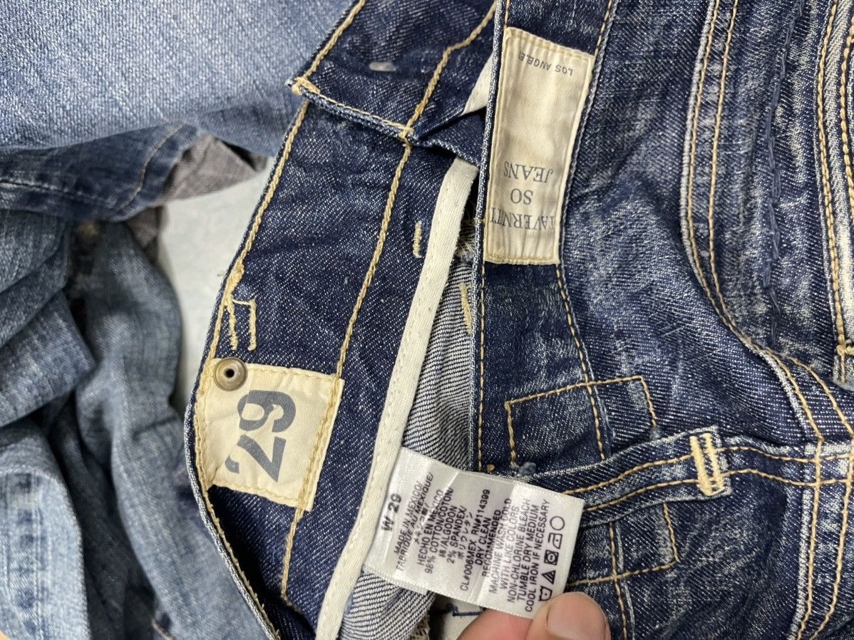Vintage Vintage TAVERNITI So Jeans L.A Streetwear Distressed Size US 29 - 10 Thumbnail