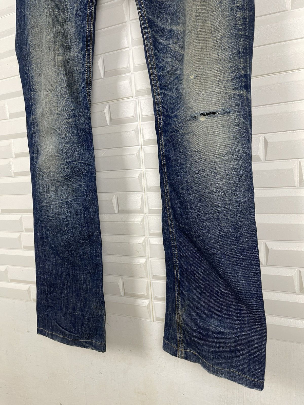 Vintage Vintage TAVERNITI So Jeans L.A Streetwear Distressed Size US 29 - 6 Thumbnail
