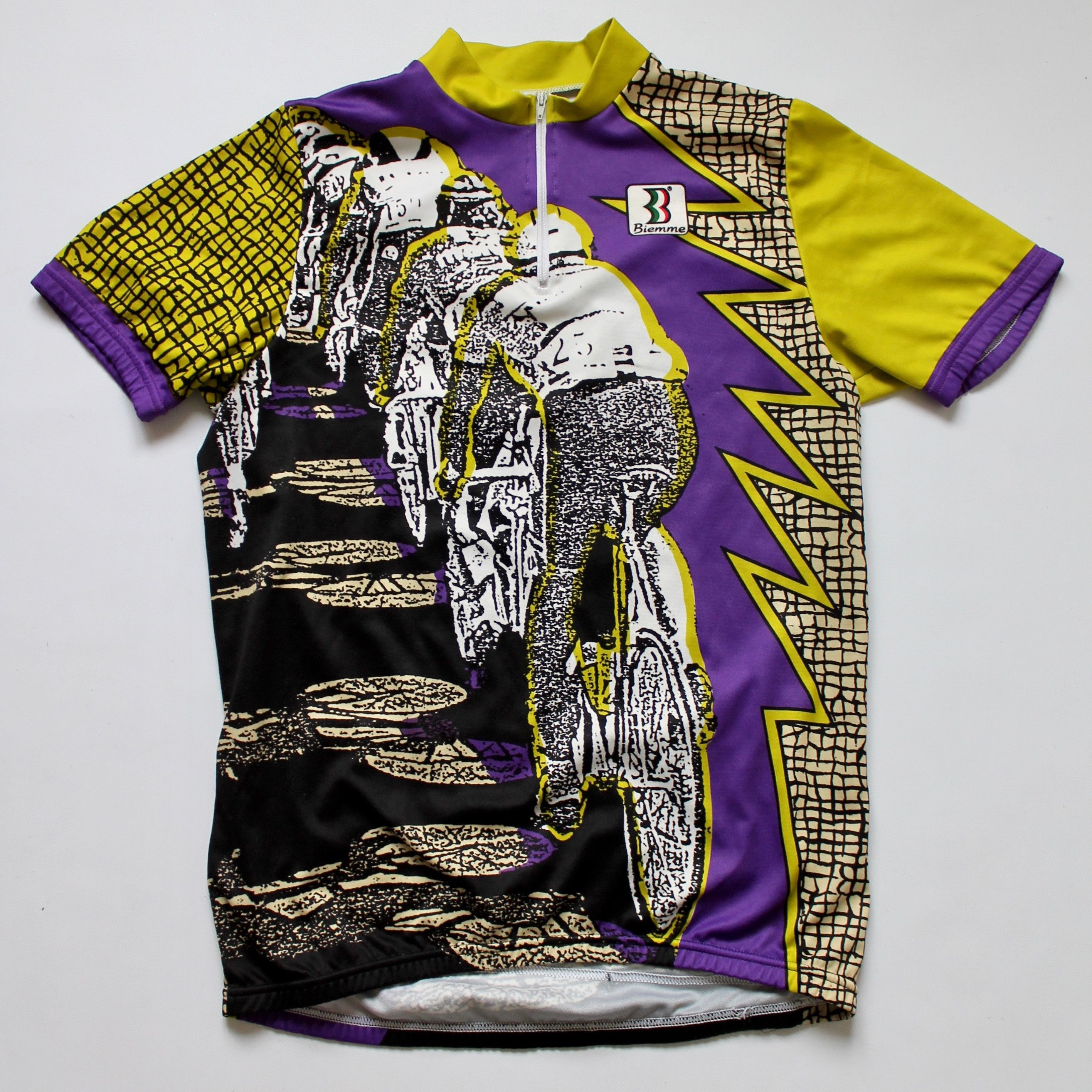 Vintage Biemme Cycling Jersey Vintage Italian Size US L / EU 52-54 / 3 - 4 Thumbnail