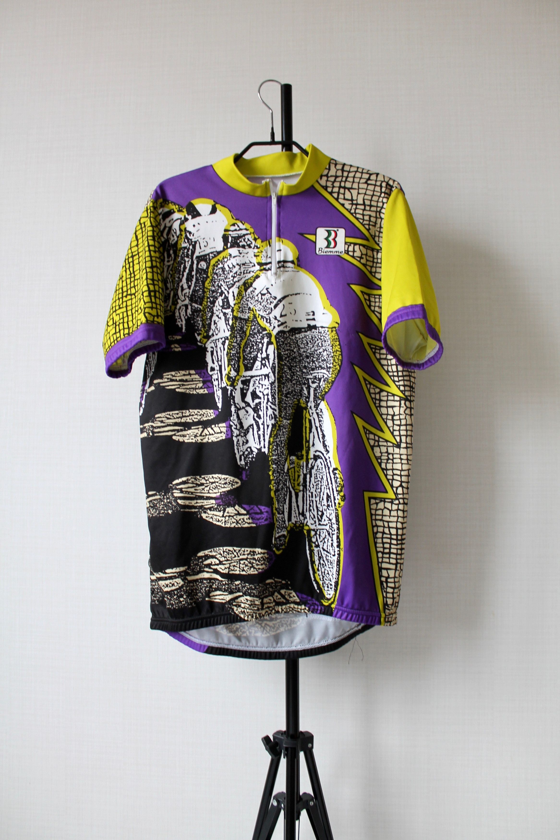 Vintage Biemme Cycling Jersey Vintage Italian Size US L / EU 52-54 / 3 - 7 Thumbnail