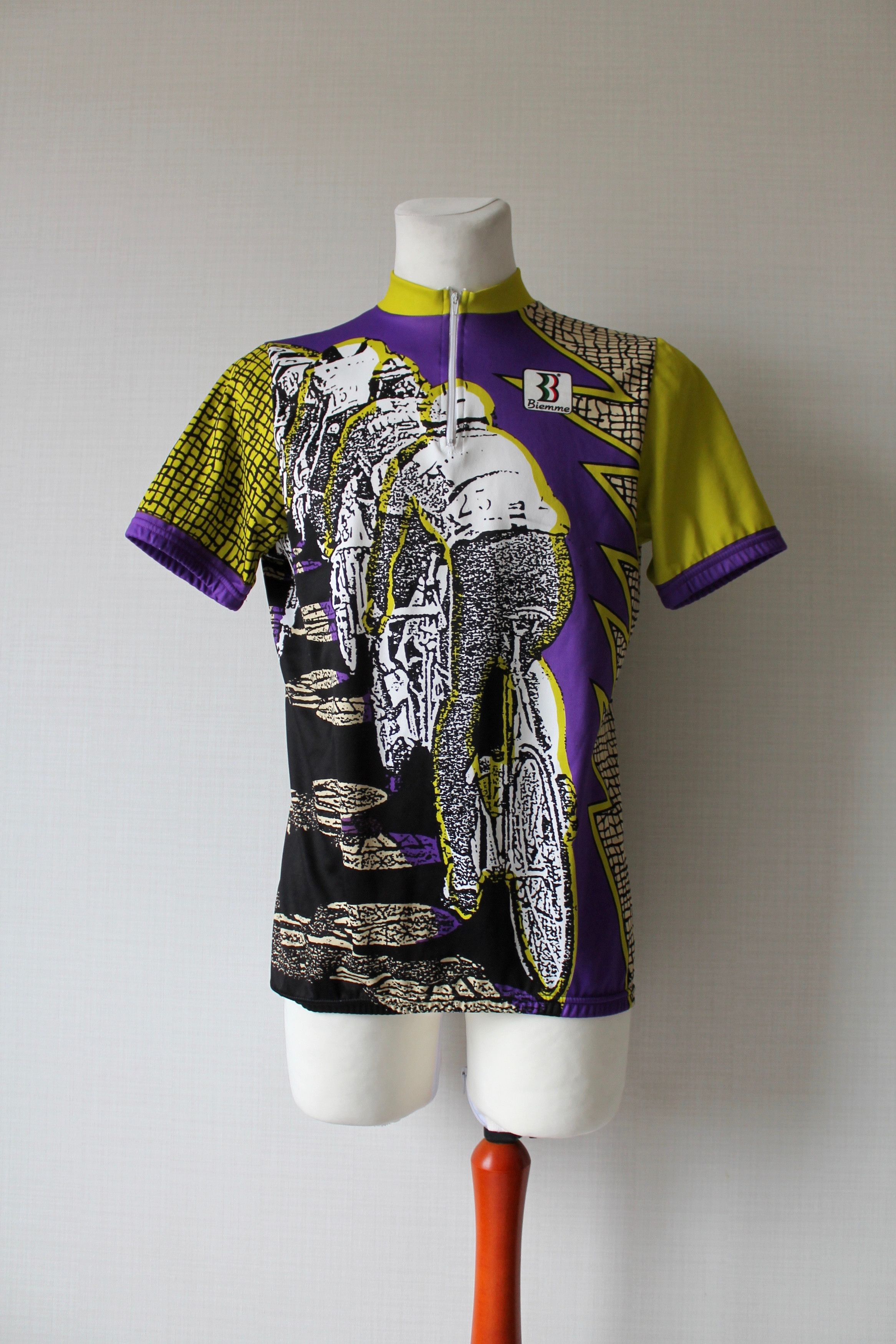 Vintage Biemme Cycling Jersey Vintage Italian Size US L / EU 52-54 / 3 - 10 Thumbnail