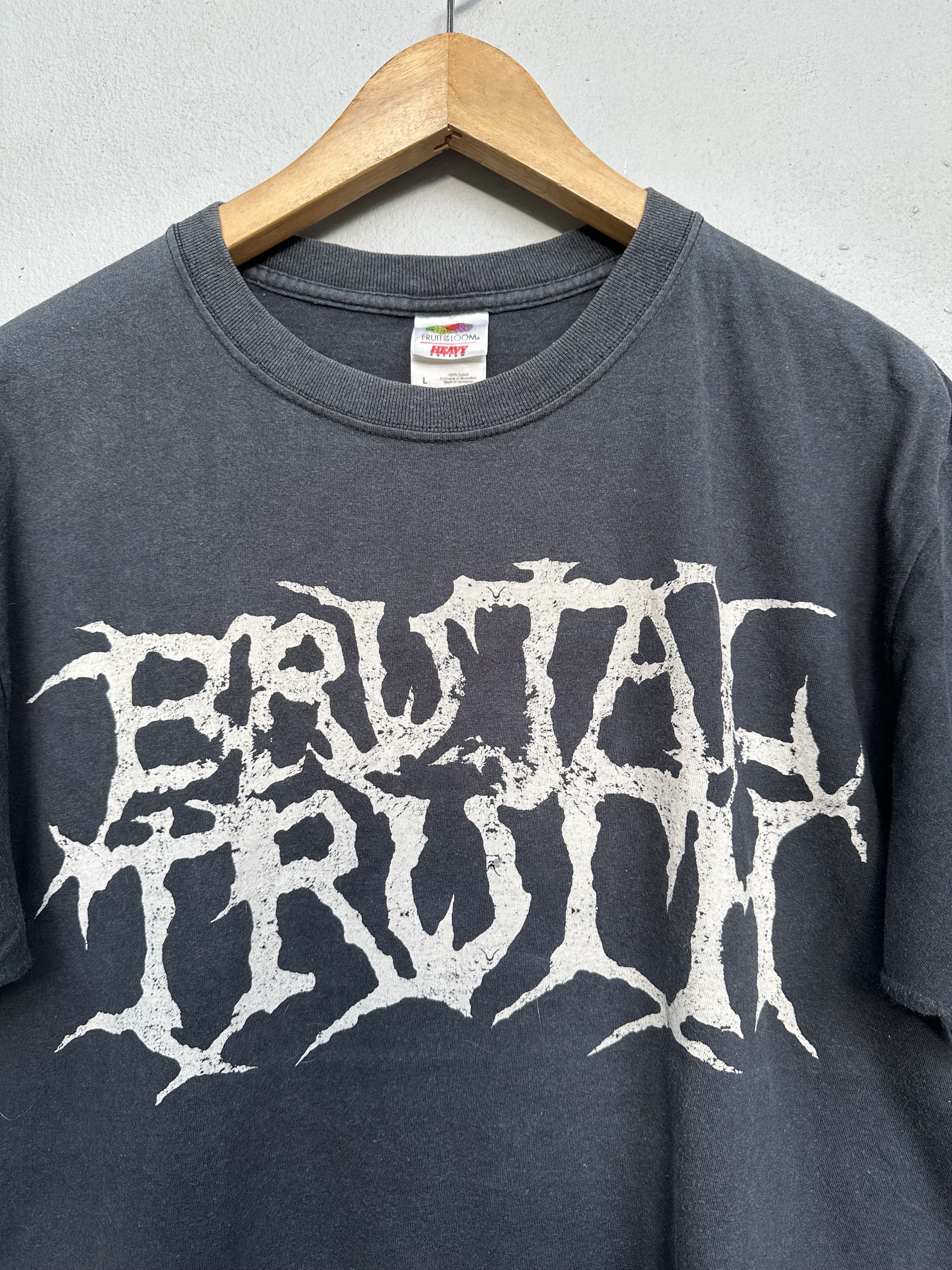 Band Tees Vintage Brutal Truth Grindcore Death Metal Band Tee Size US L / EU 52-54 / 3 - 3 Thumbnail