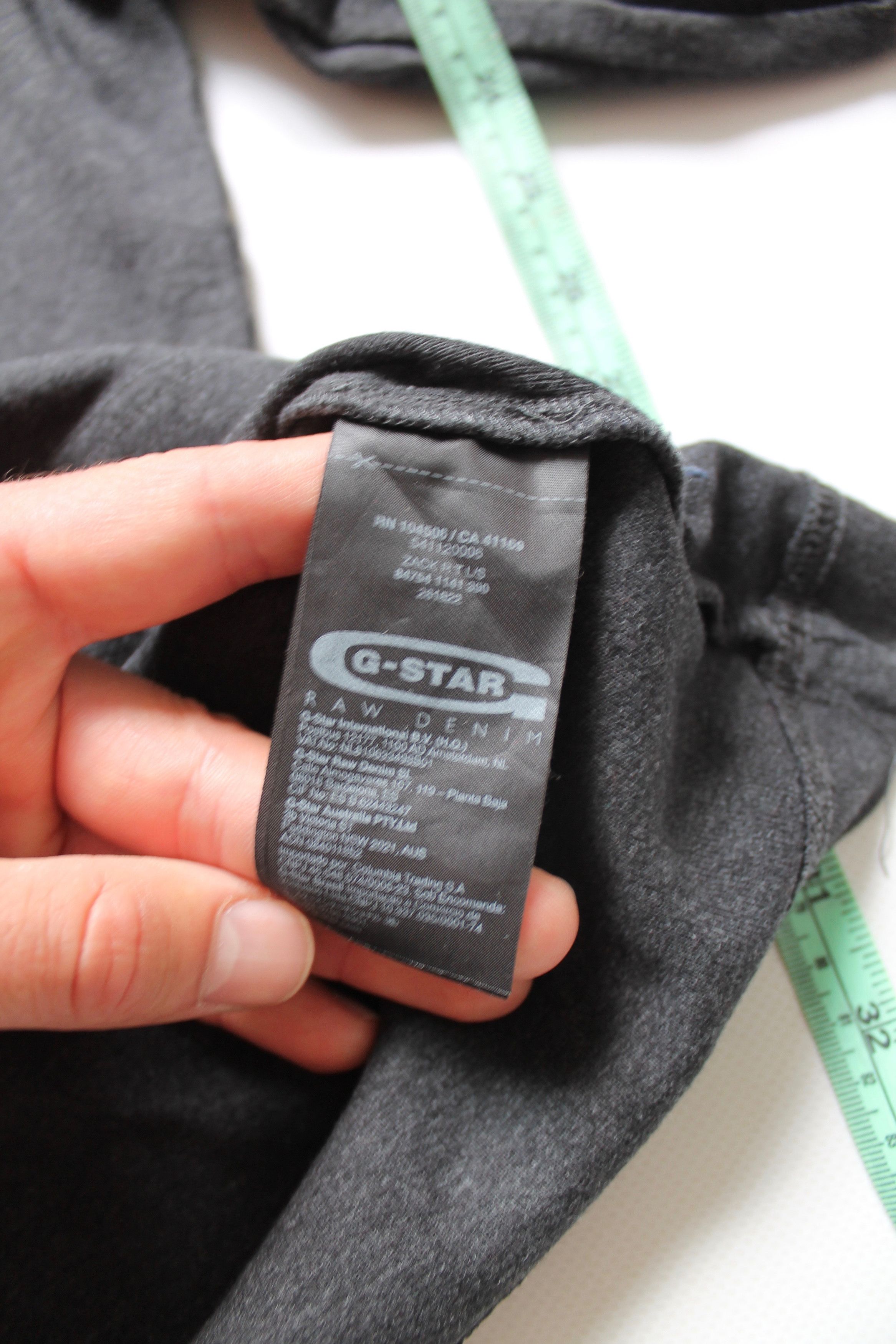 G-Star G-Star Raw Long Sleeve T Shirt Tee logo Muscle Fit Size US L / EU 52-54 / 3 - 11 Thumbnail