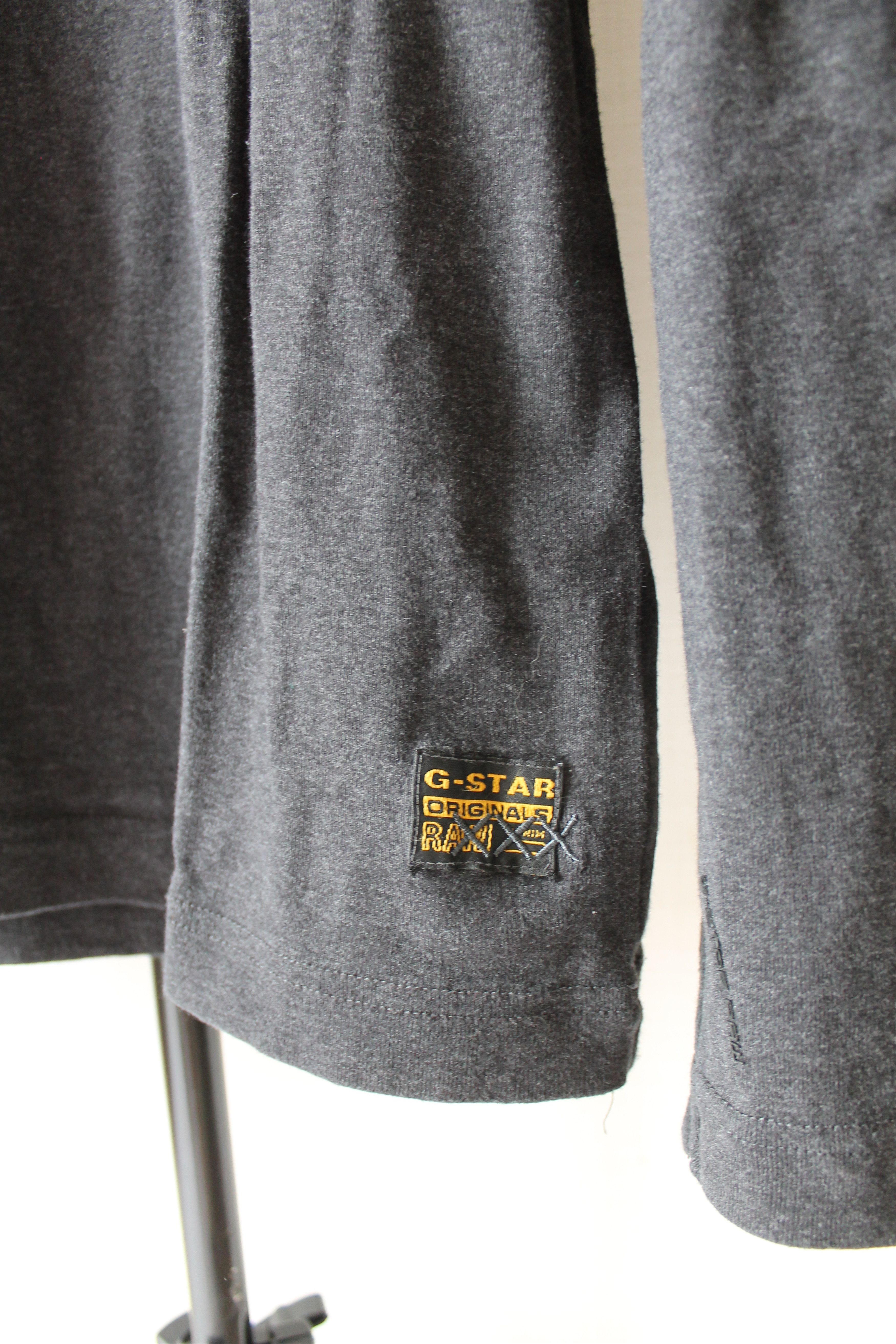 G-Star G-Star Raw Long Sleeve T Shirt Tee logo Muscle Fit Size US L / EU 52-54 / 3 - 4 Thumbnail