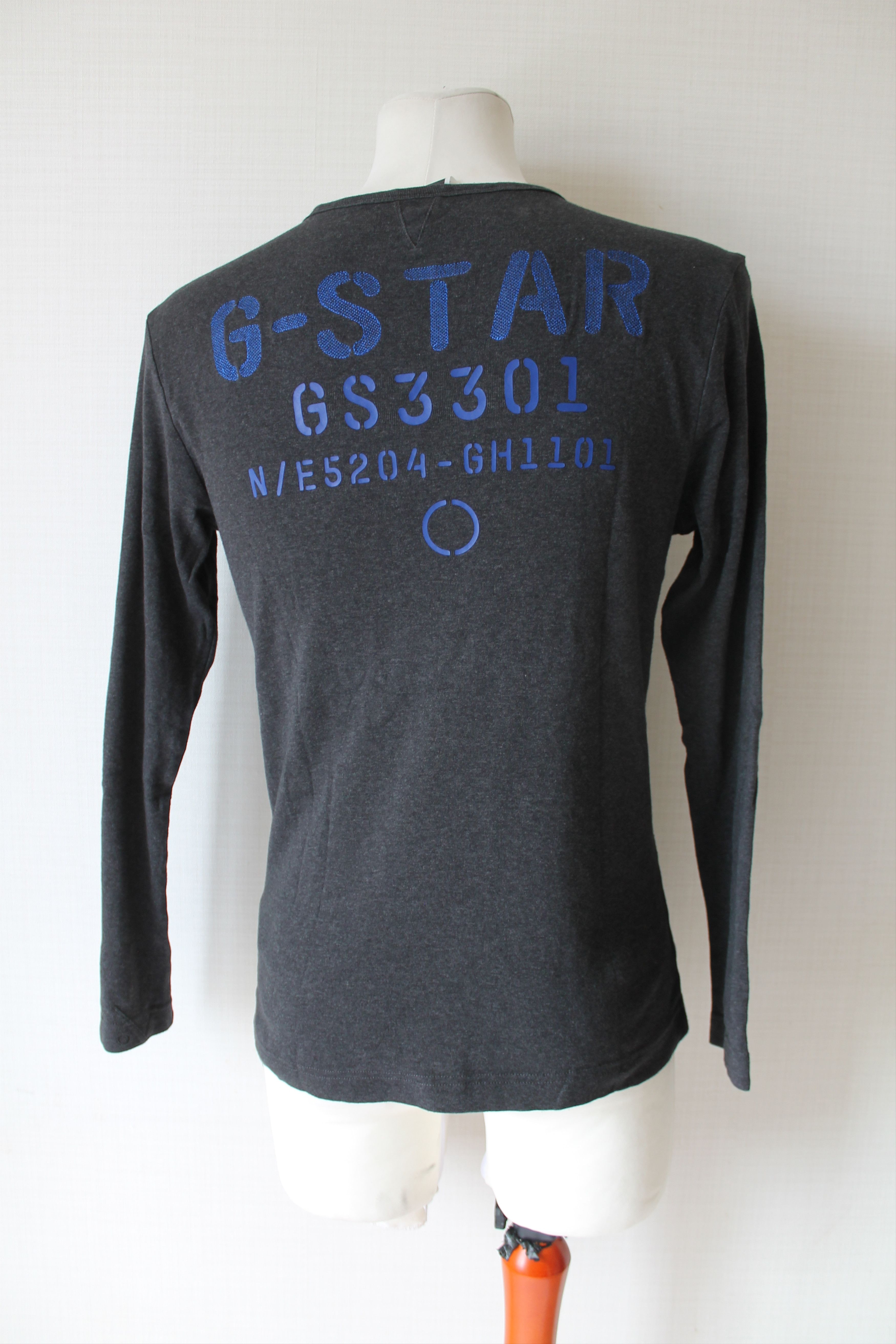 G-Star G-Star Raw Long Sleeve T Shirt Tee logo Muscle Fit Size US L / EU 52-54 / 3 - 8 Thumbnail