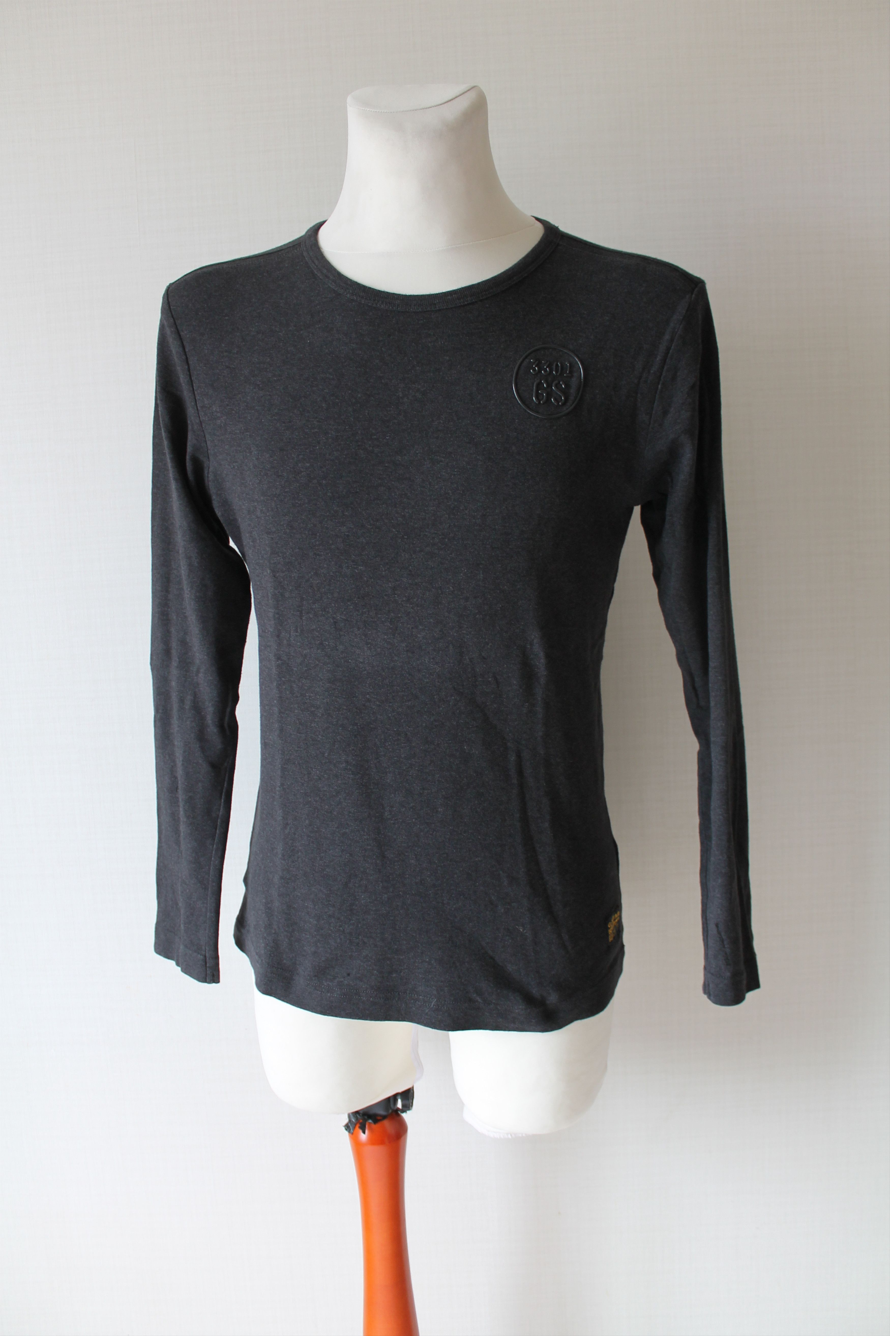 G-Star G-Star Raw Long Sleeve T Shirt Tee logo Muscle Fit Size US L / EU 52-54 / 3 - 7 Thumbnail