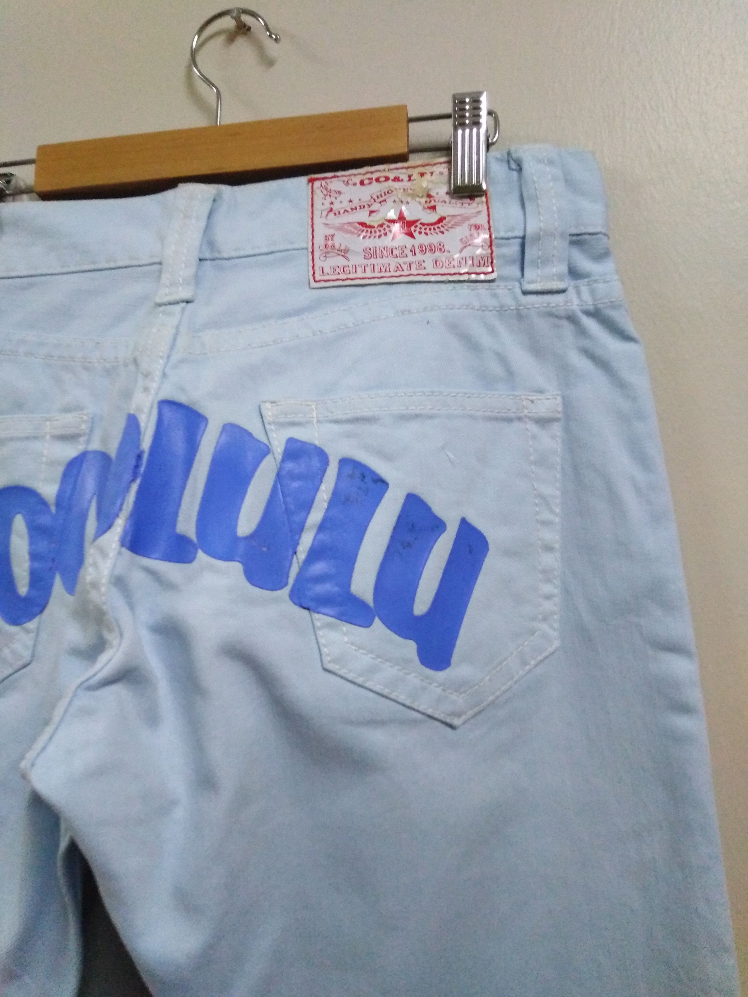 Hysteric Glamour Japanese Brand COCOLULU Light Blue Jeans Size US 32 / EU 48 - 10 Thumbnail