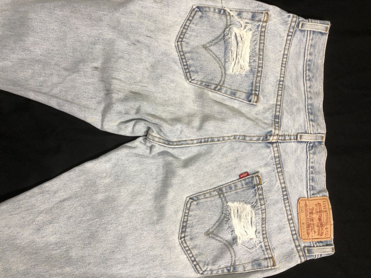 Levi's Vintage Clothing Distressed Rip Jeans Levi’s Vintage Virgil Abloh Style 34 Size US 34 / EU 50 - 3 Thumbnail