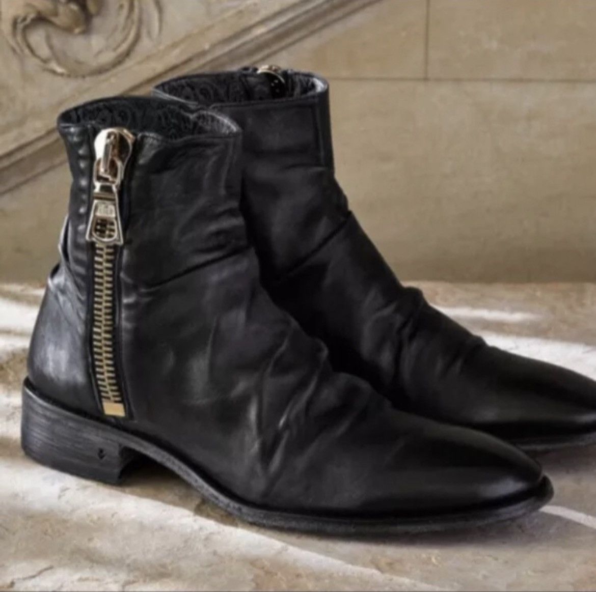 John Varvatos Richards wide zip Sharpei boot. 9.5 Size US 9.5 / EU 42-43 - 8 Thumbnail