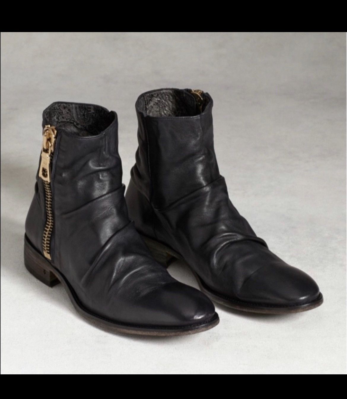 John Varvatos Richards wide zip Sharpei boot. 9.5 Size US 9.5 / EU 42-43 - 5 Thumbnail