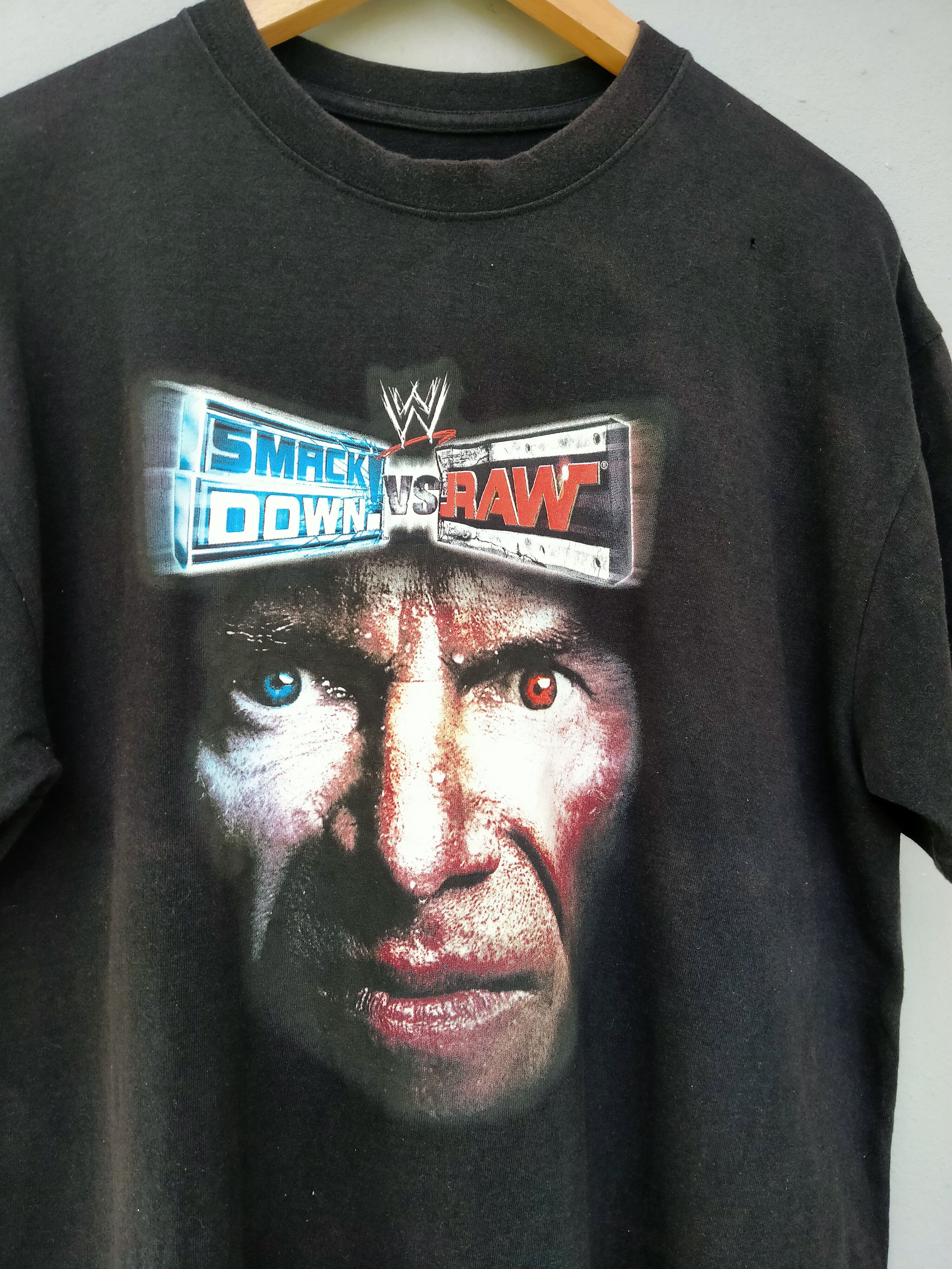 WWE Vintage 2005 WWF Wrestlemania 21 Batista X McMahon Size US L / EU 52-54 / 3 - 4 Thumbnail