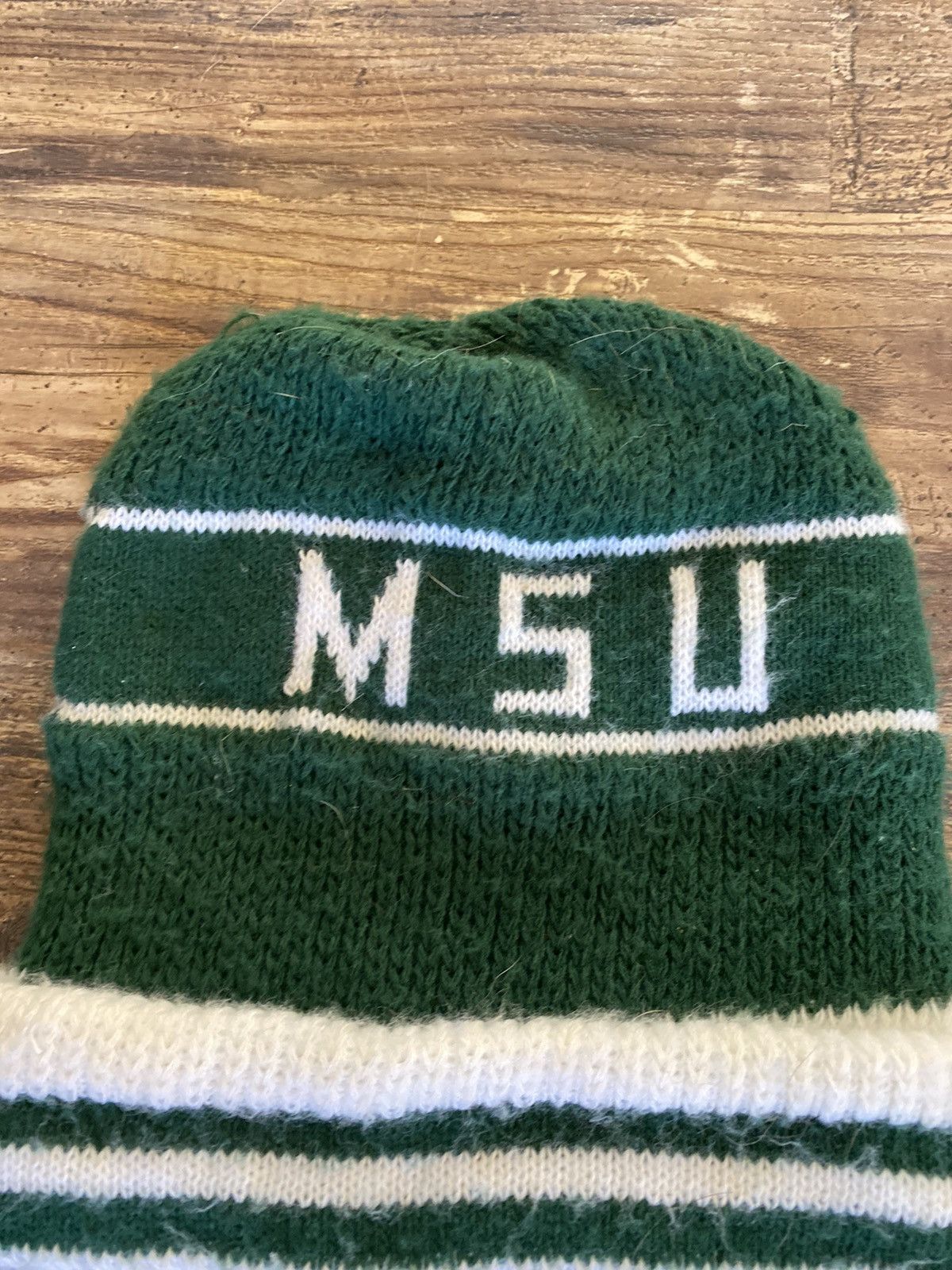 Vintage Vintage 1990s MSU Michigan State Spartans Beanie Size ONE SIZE - 4 Preview