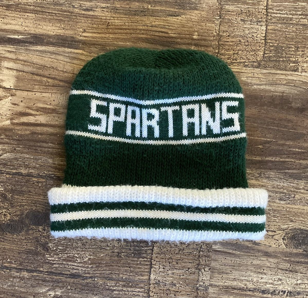 Vintage Vintage 1990s MSU Michigan State Spartans Beanie Size ONE SIZE - 1 Preview