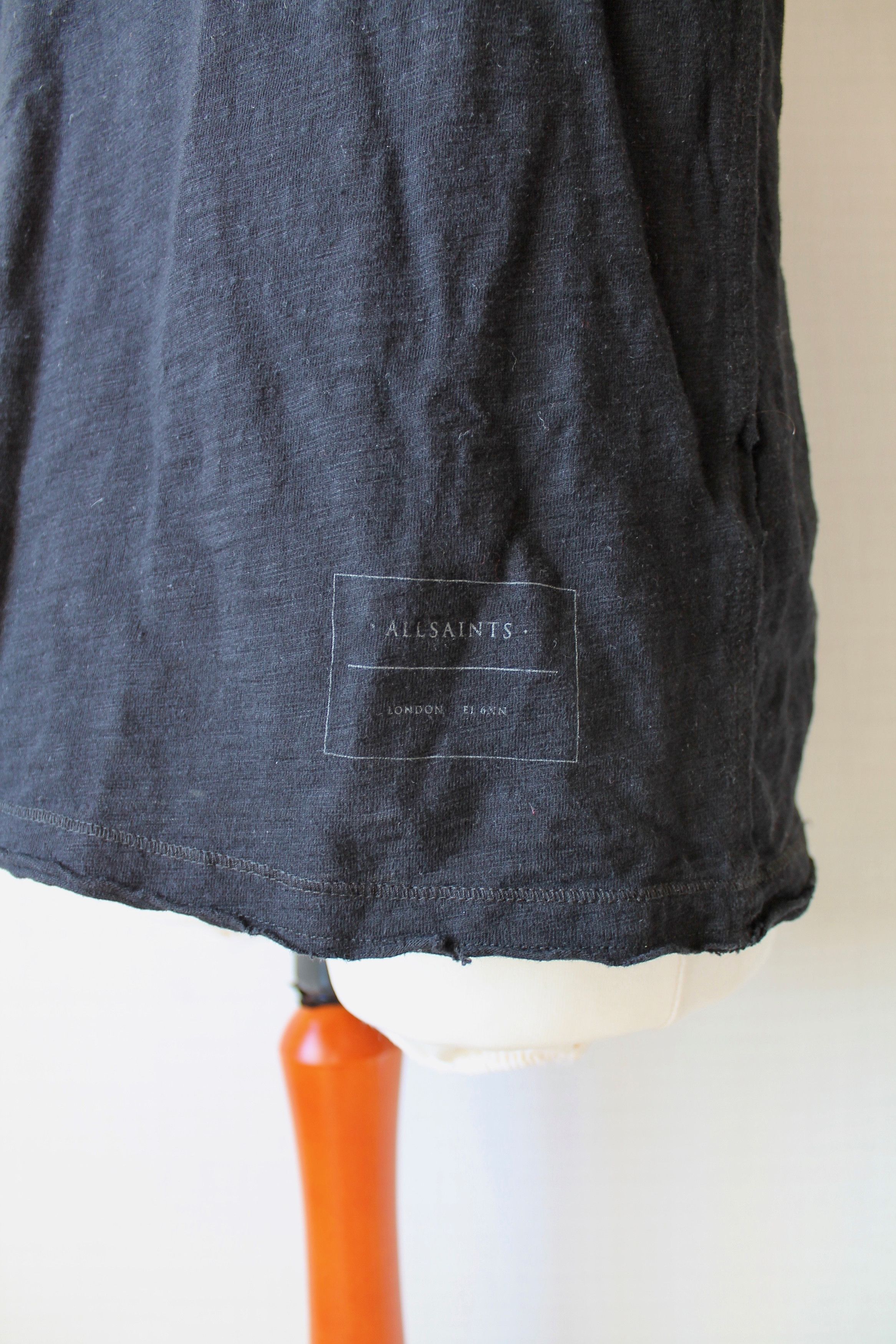 Allsaints Allsaints MATEO All Saint Black Oversized Black S/S Shirt Size US M / EU 48-50 / 2 - 2 Thumbnail