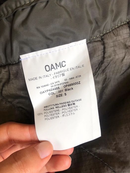 Oamc Oamc x Fragment Quilted Army Jacket Liner M65 Peacemaker