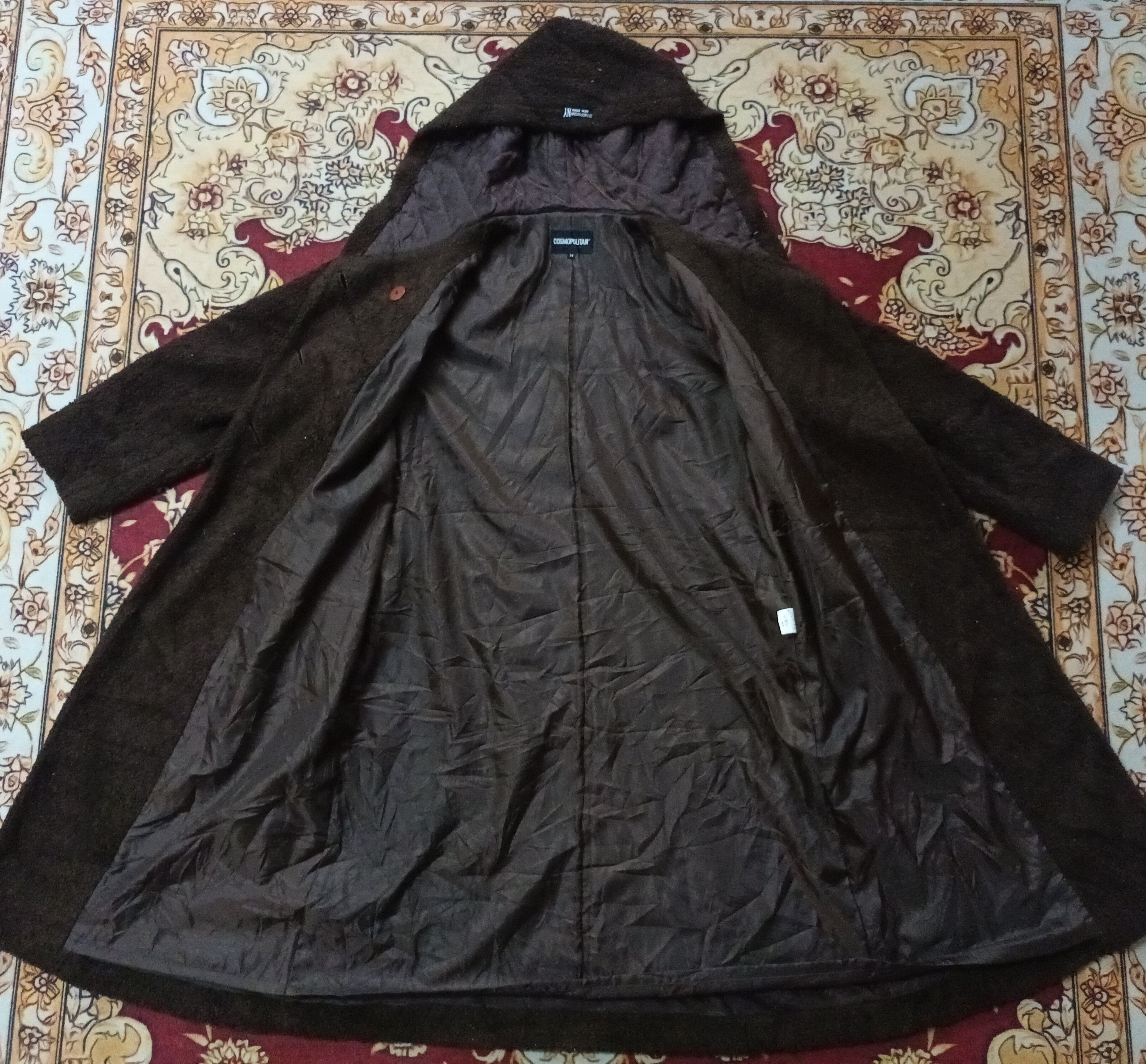 Japanese Brand × Other 🔥 Cosmopolitan New York Button Up Hoodie Long Coat/ Jacket Size US M / EU 48-50 / 2 - 4 Thumbnail